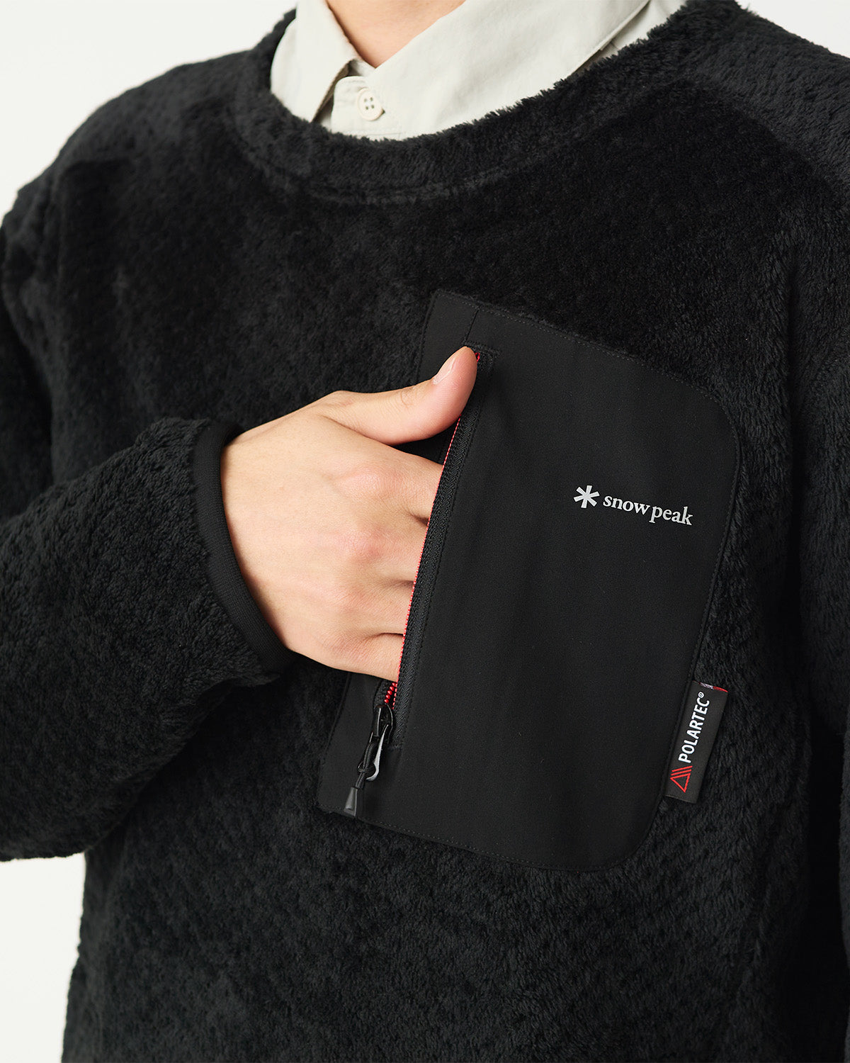 Polartec High Loft Fleece Crew Neck Sweater