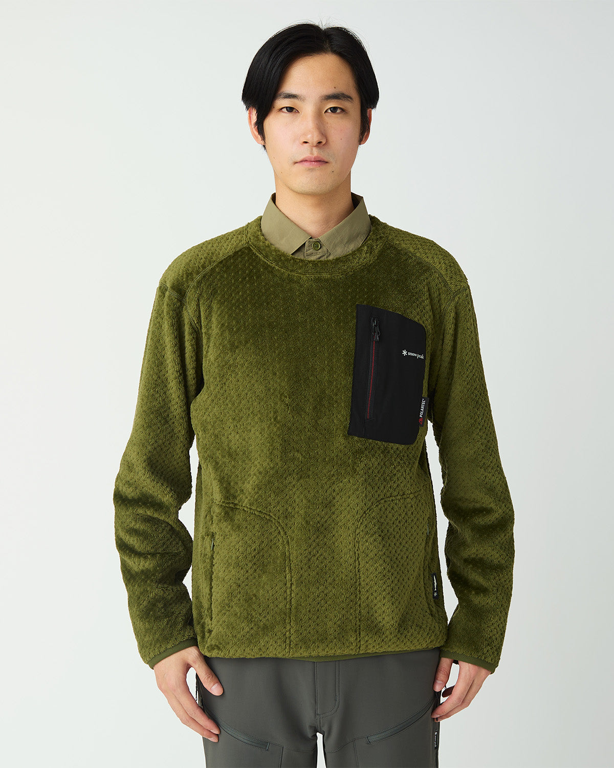 Polartec High Loft Fleece Crew Neck Sweater