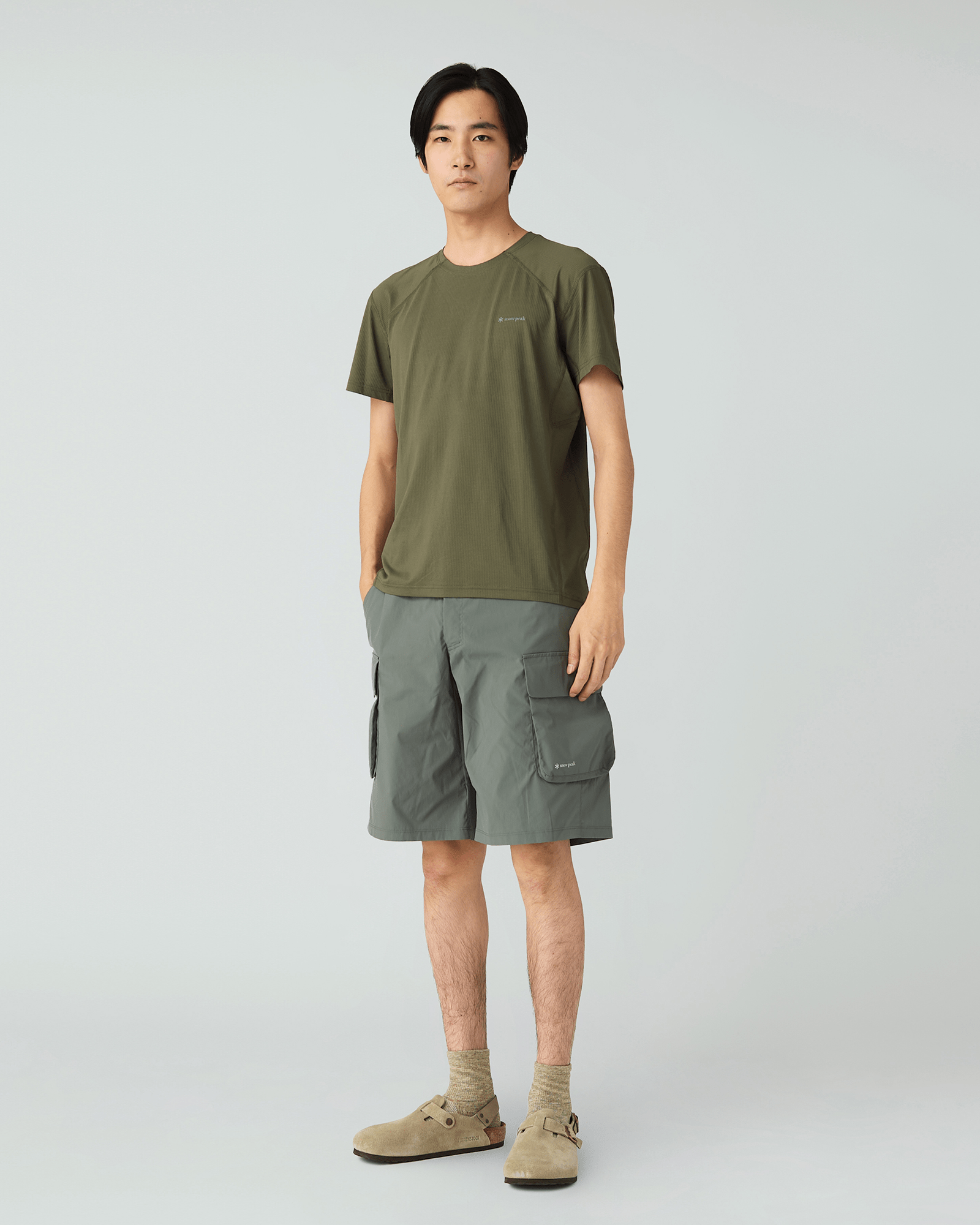 3D Dry Short Sleeve T-Shirt - Snow Peak