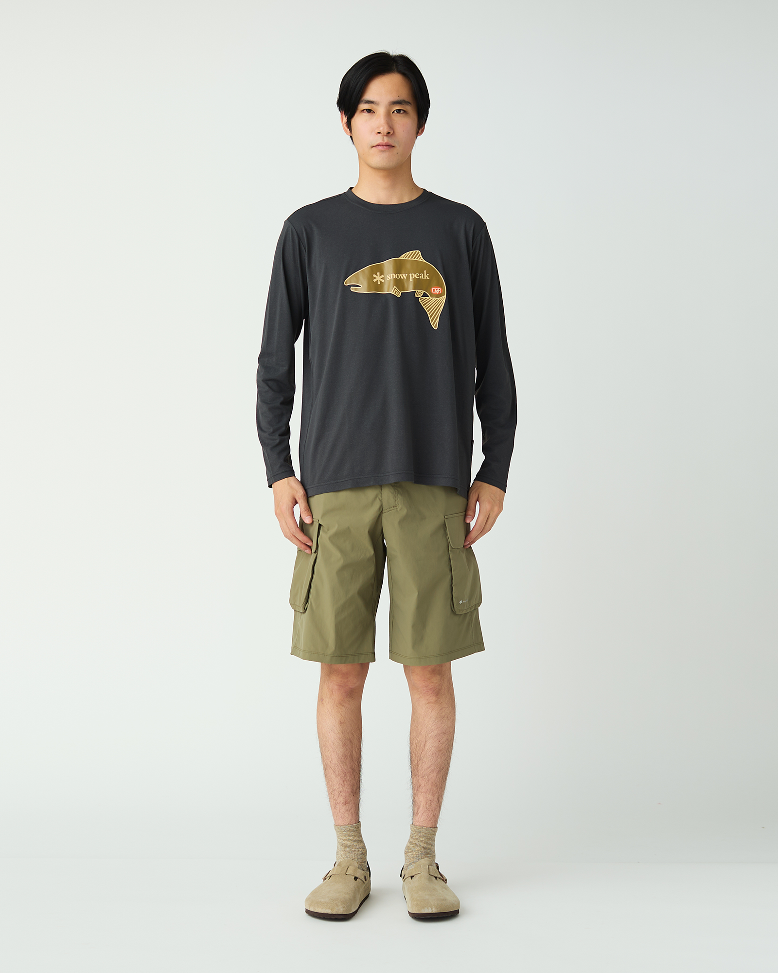 Yamame Graphic Long Sleeve T-Shirt