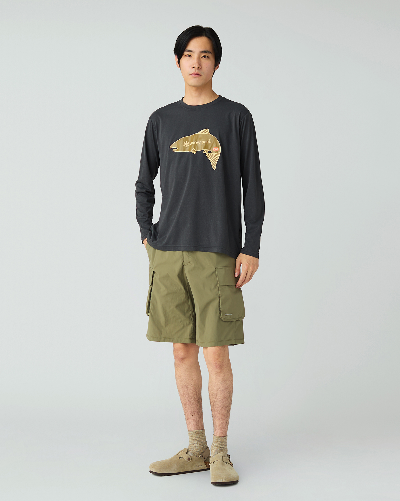 Yamame Graphic Long Sleeve T-Shirt