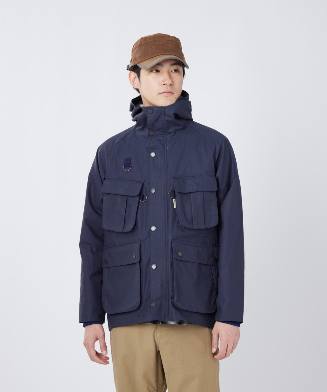 Waxed Cotton Hoodie