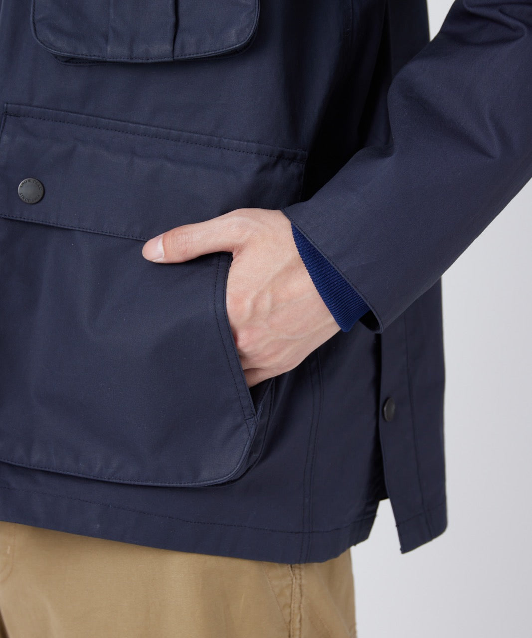 Waxed Cotton Hoodie