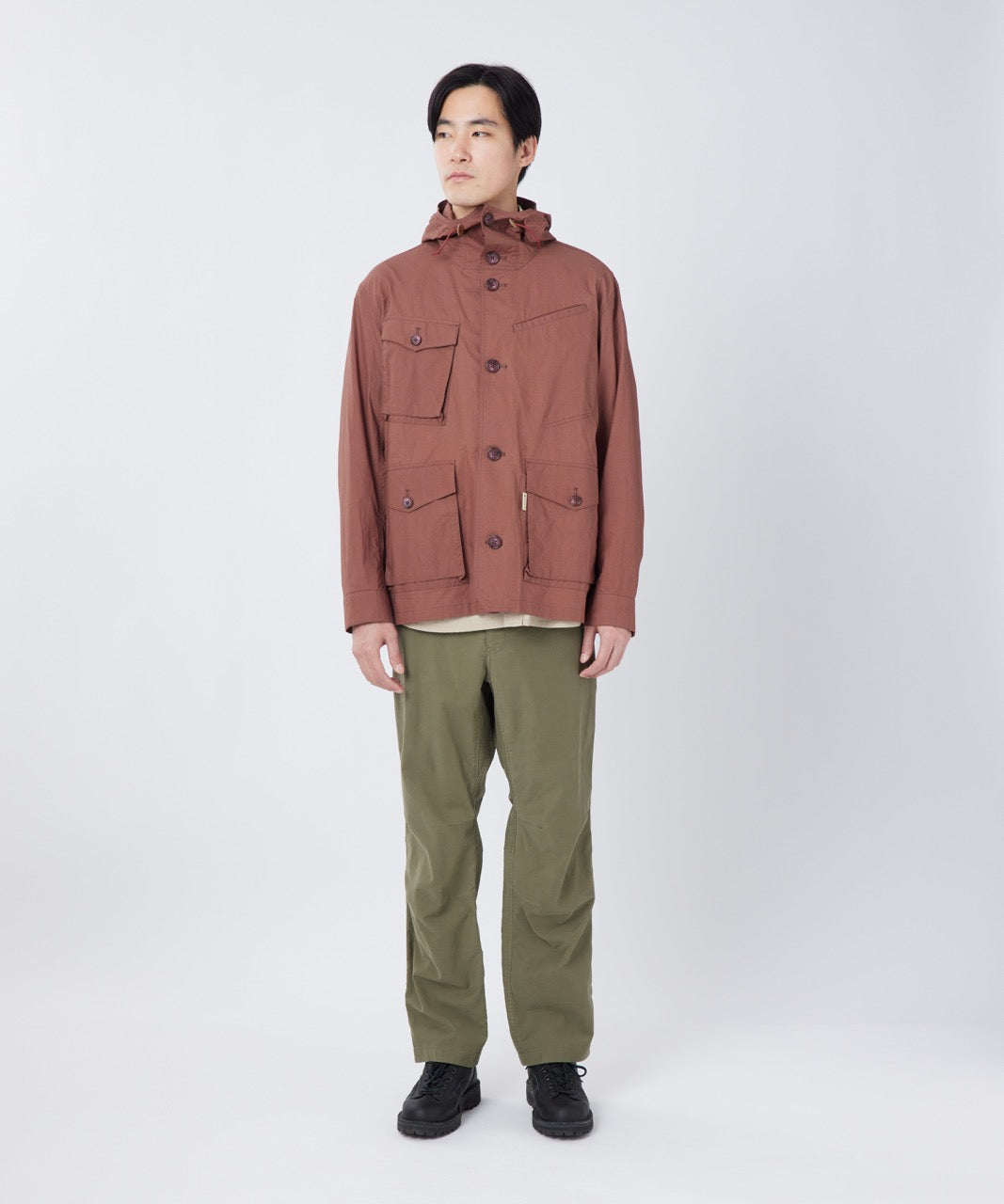 Waxed Windbreaker Jacket