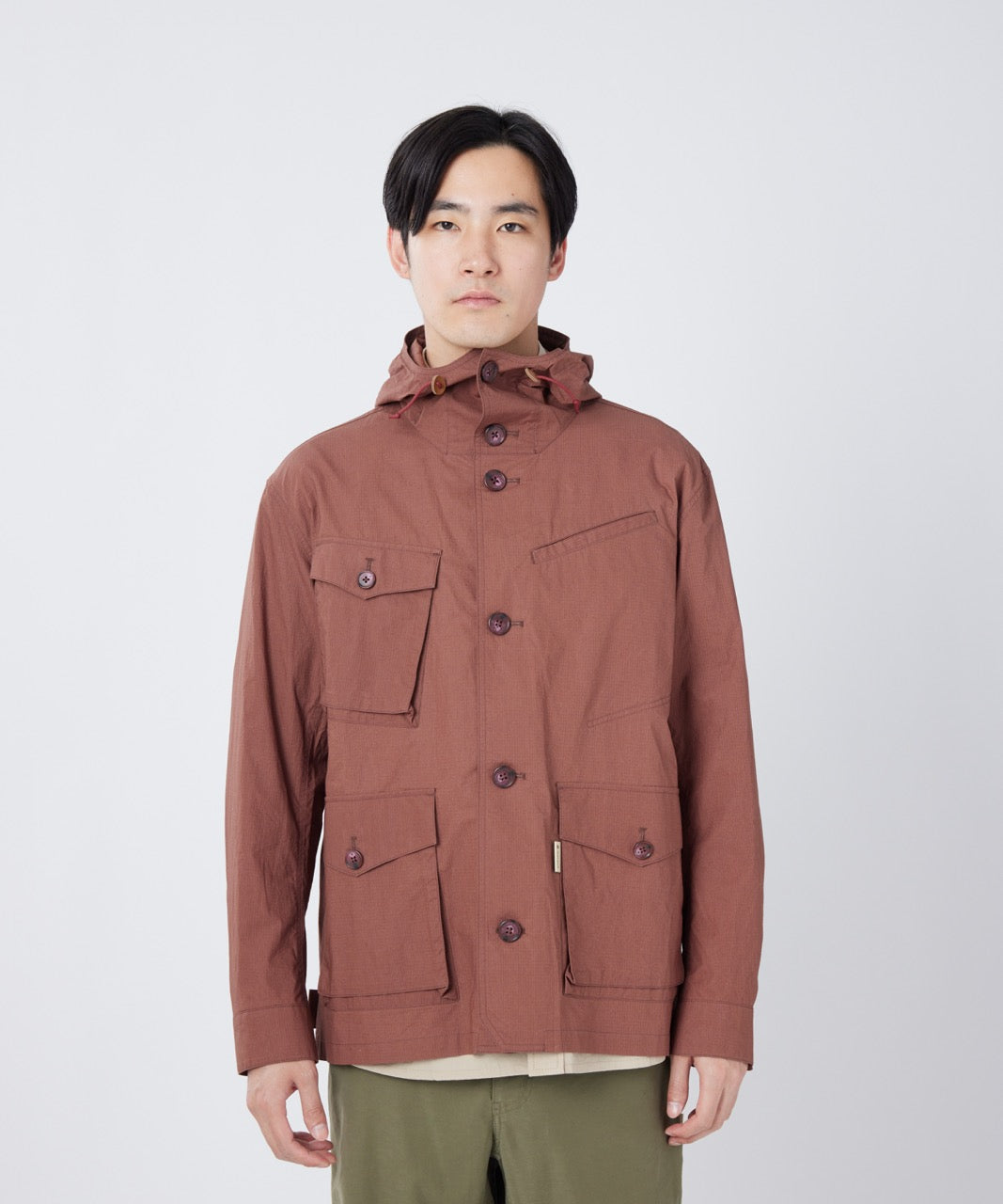 Waxed Windbreaker Jacket