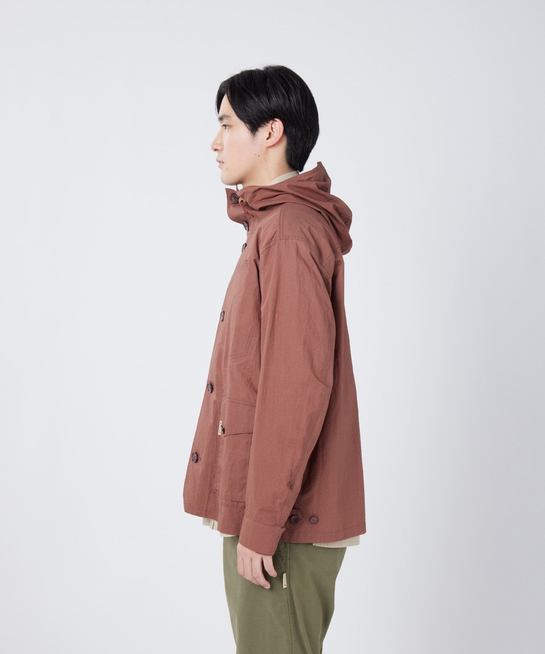 Waxed Windbreaker Jacket