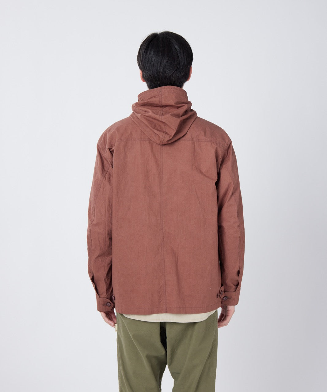 Waxed Windbreaker Jacket