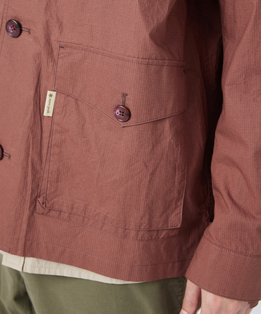 Waxed Windbreaker Jacket