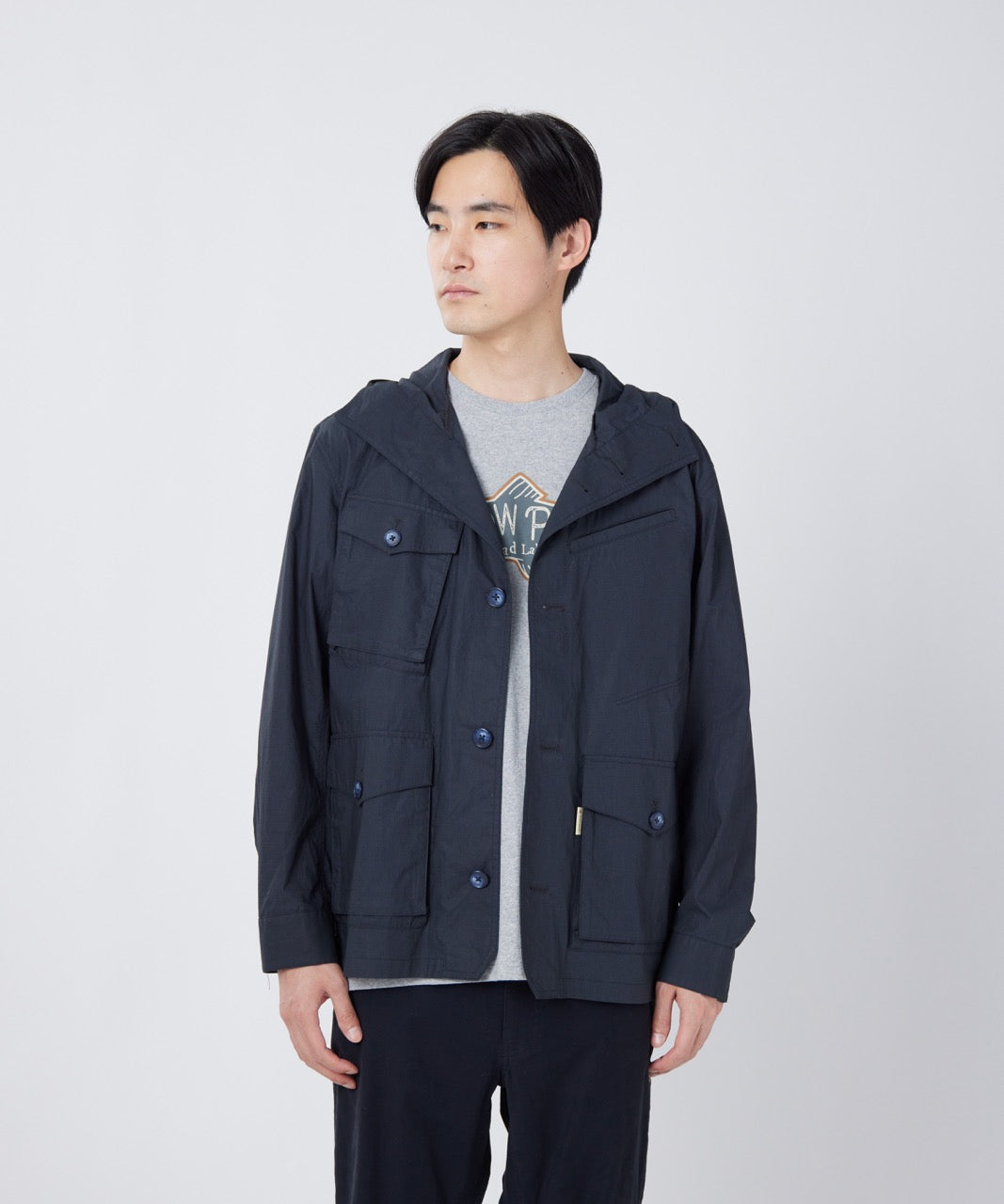 Waxed Windbreaker Jacket