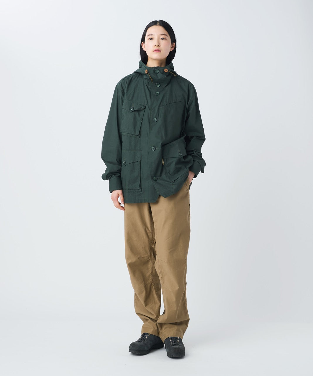 Waxed Windbreaker Jacket