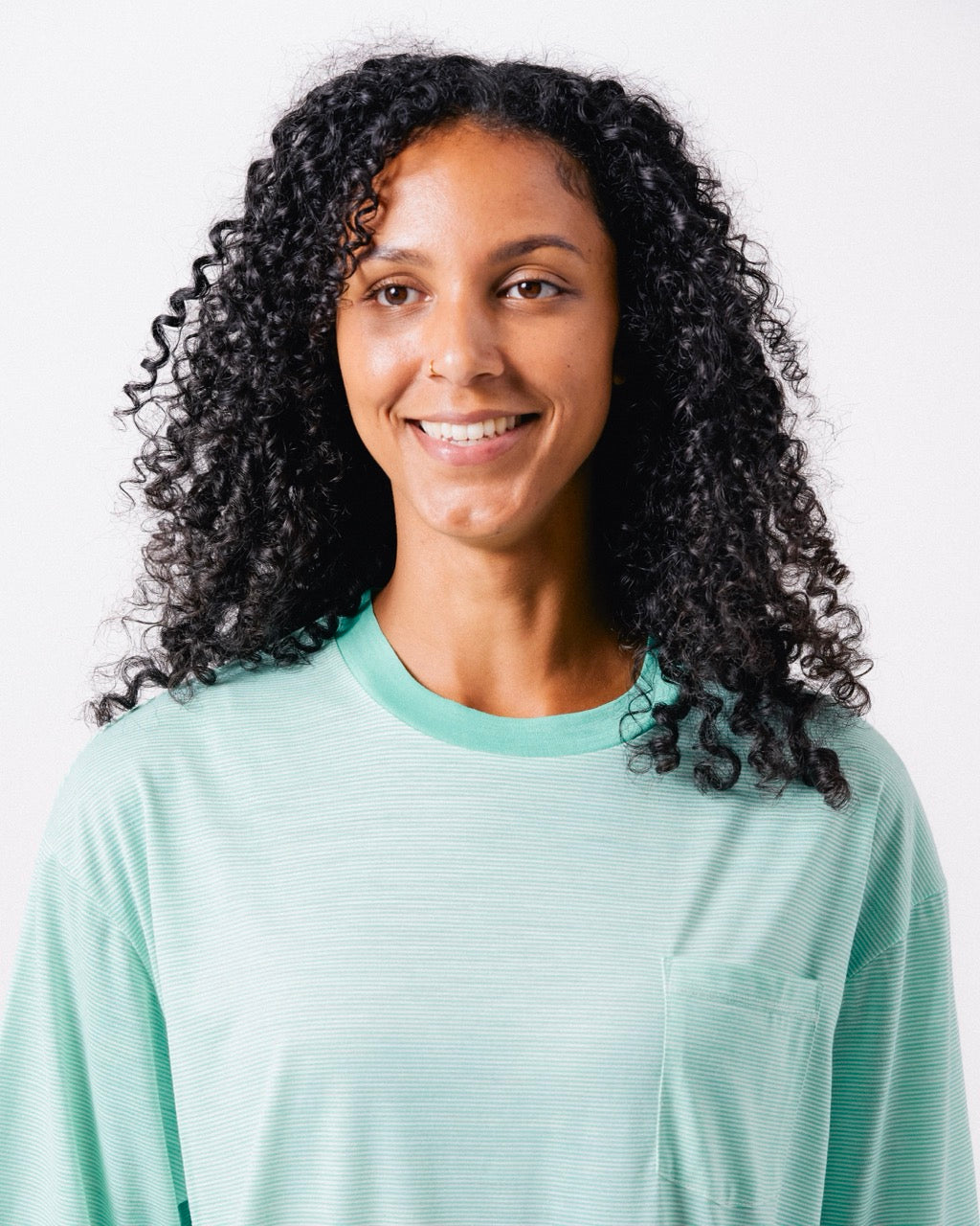 Summer Wool Stripe T-Shirt