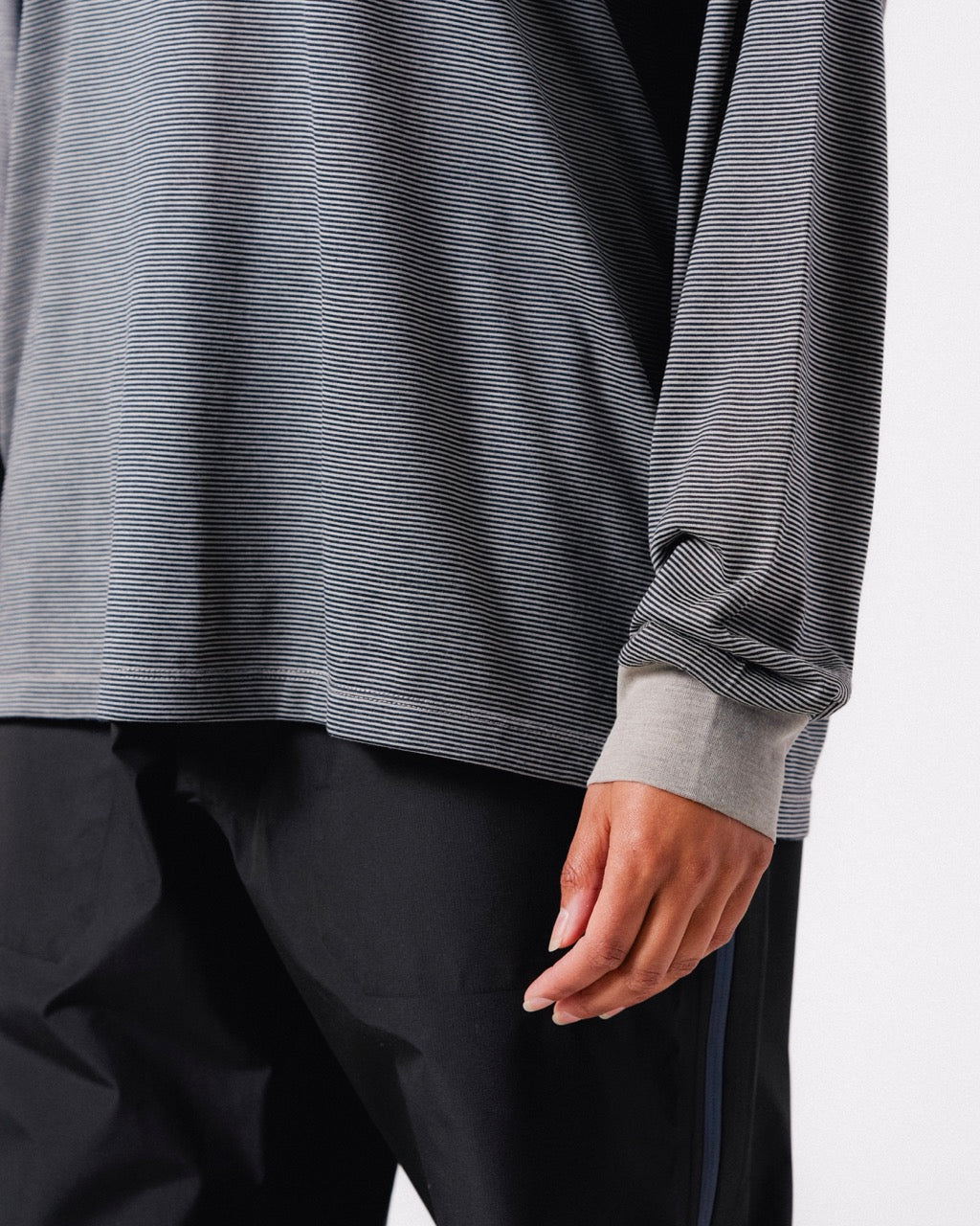 Summer Wool Stripe L/S T-Shirt