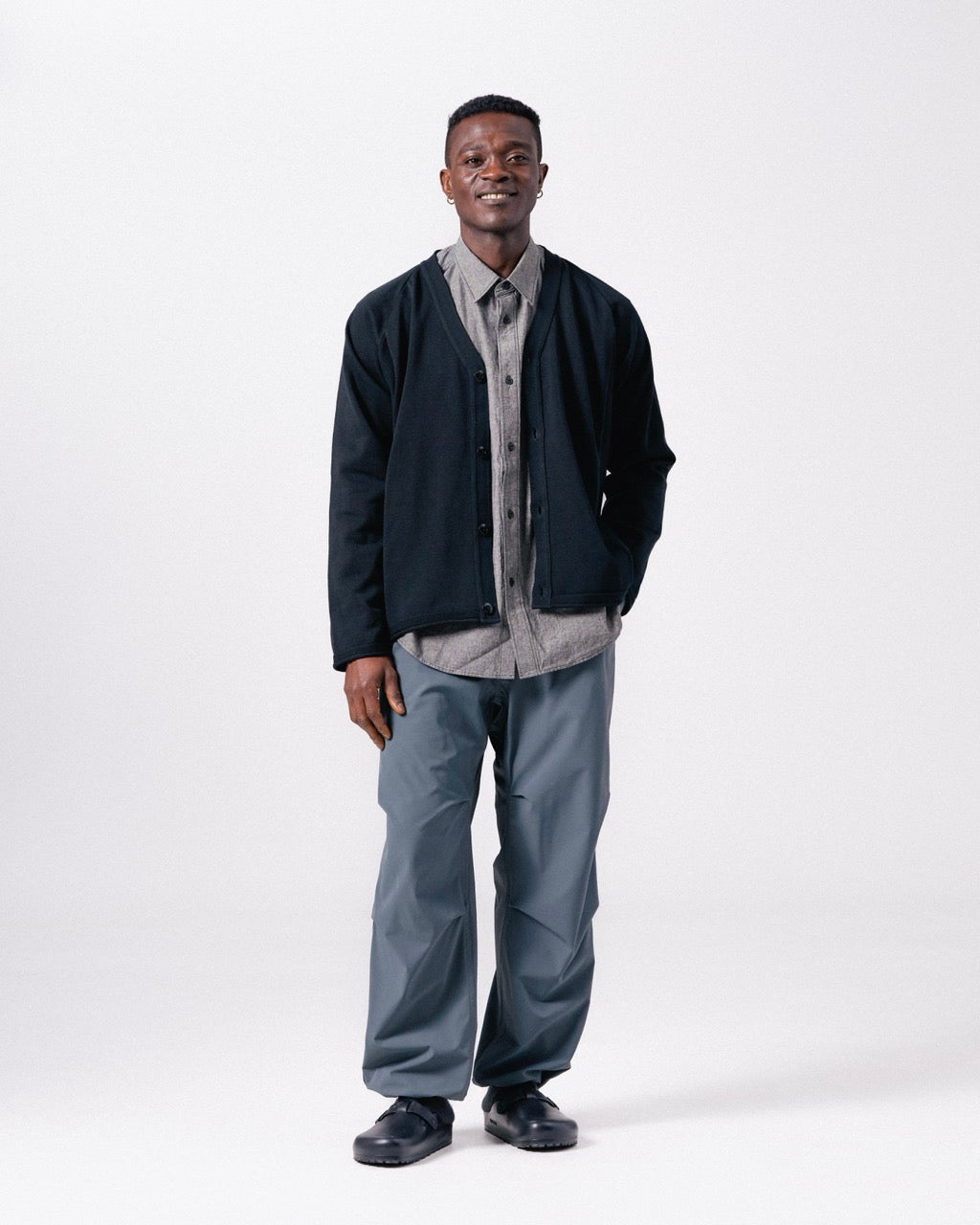 Water-Repellent Knit Cardigan