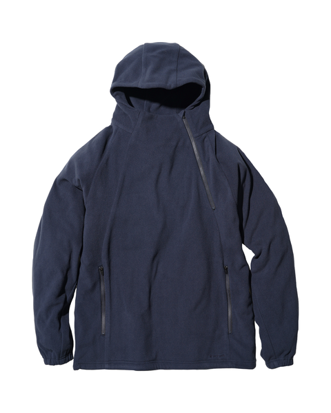 No One Else Half Fleece Collar Winter Zip-Up Jacket Ivory / M