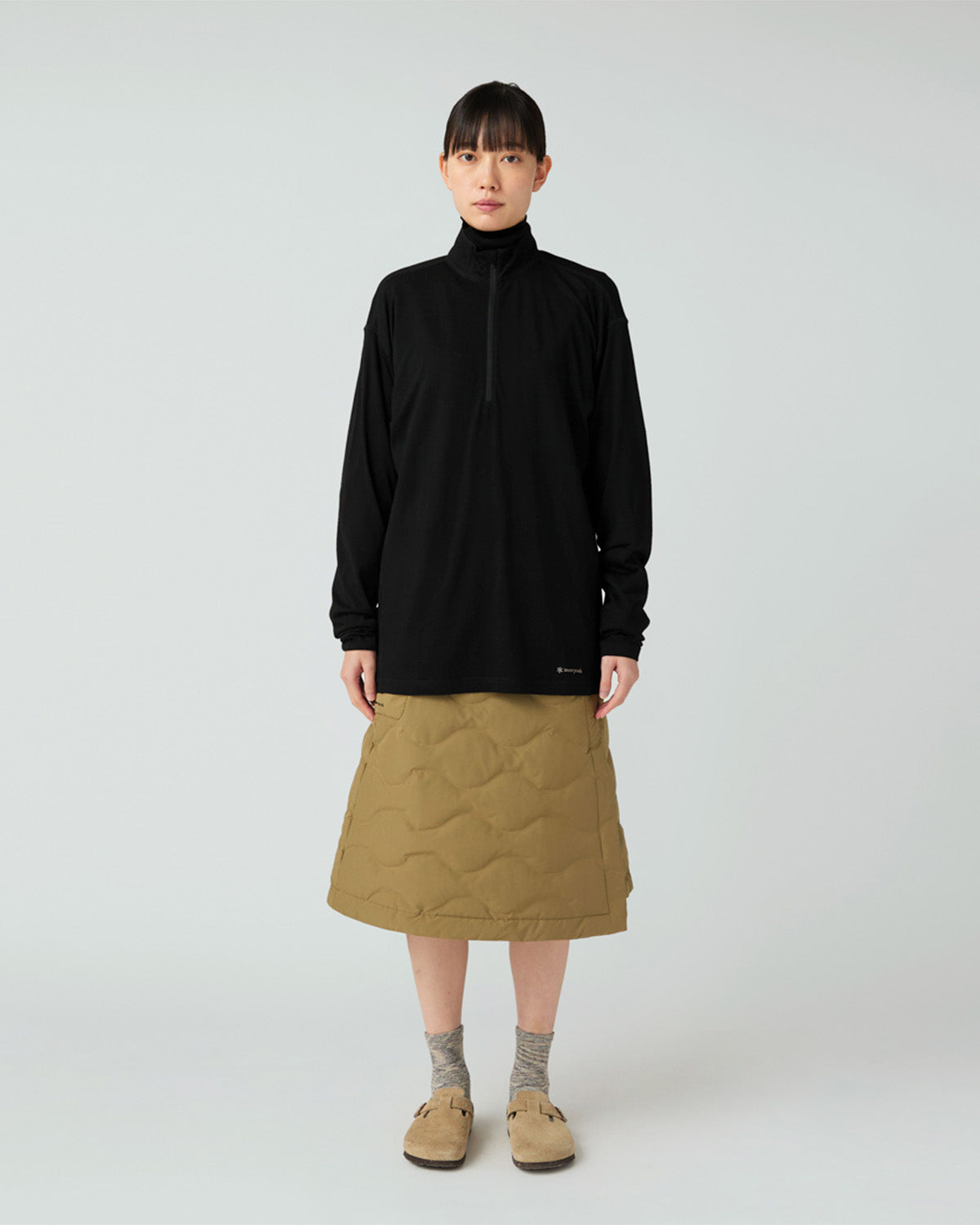 Merino Wool Half Zip Pullover