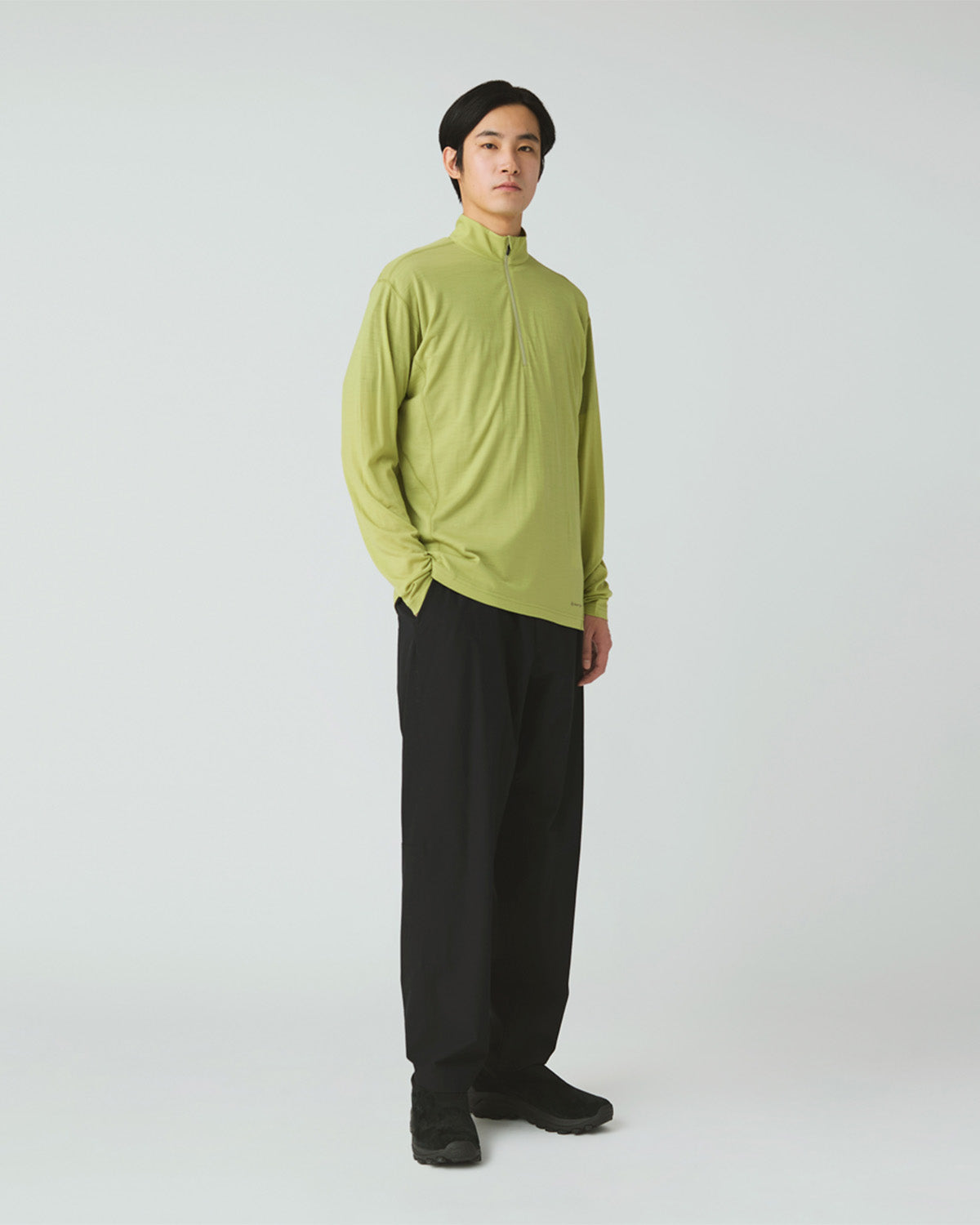 Merino Wool Half Zip Pullover