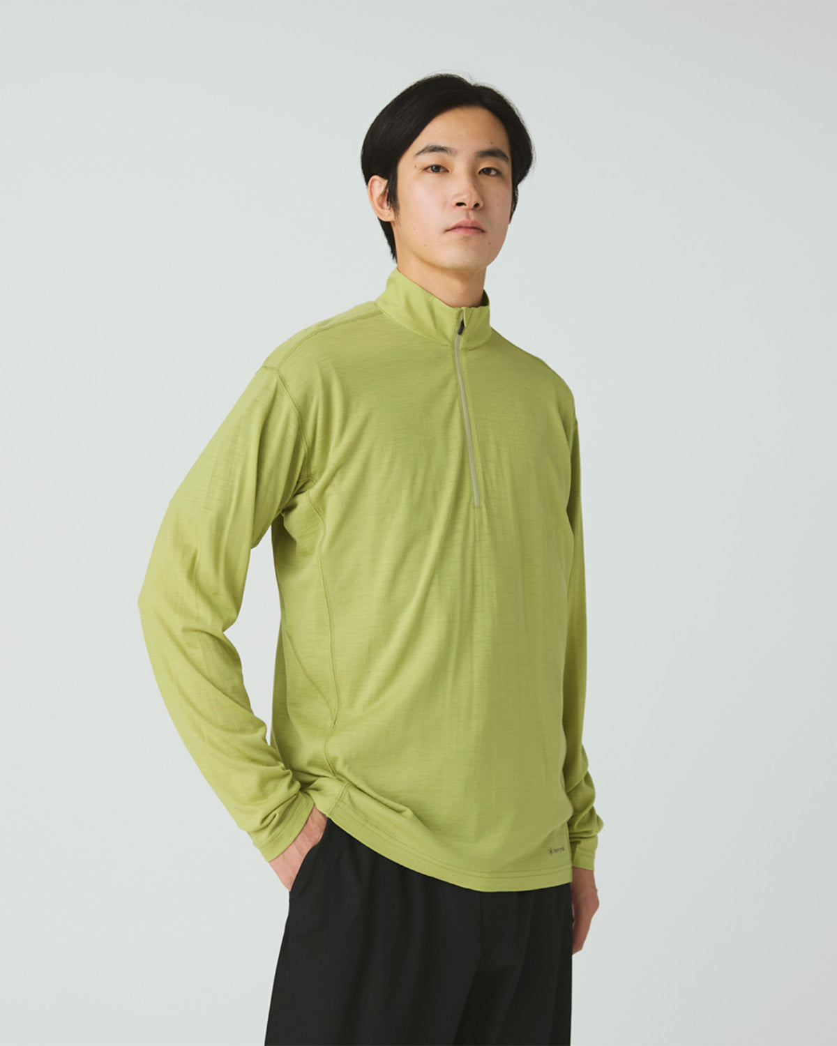 Merino Wool Half Zip Pullover