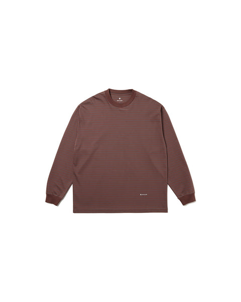 Organic Cotton Mercerized Border L/S T-Shirt | Snow Peak