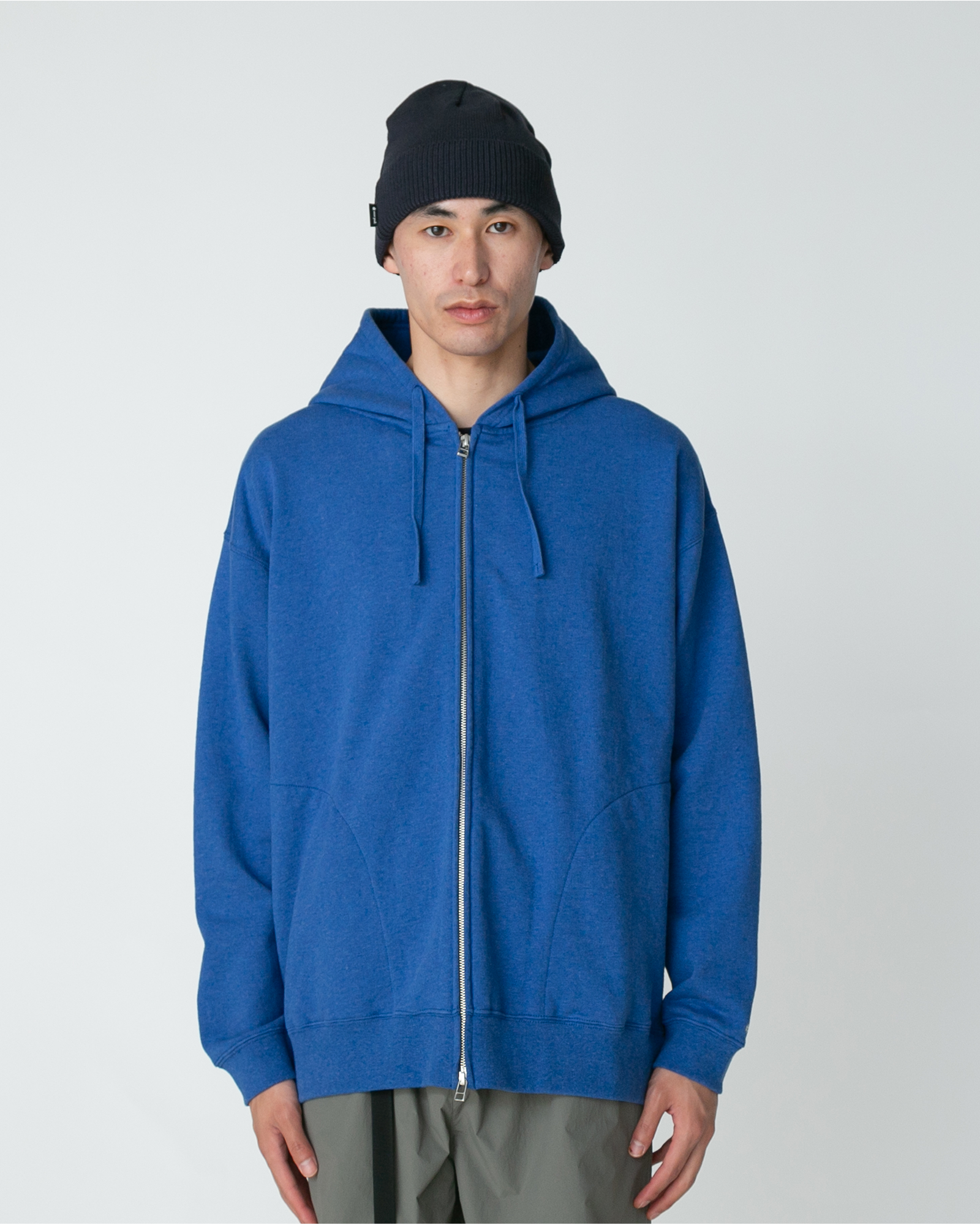 Recycled Cotton Zip-Up Hoodie
