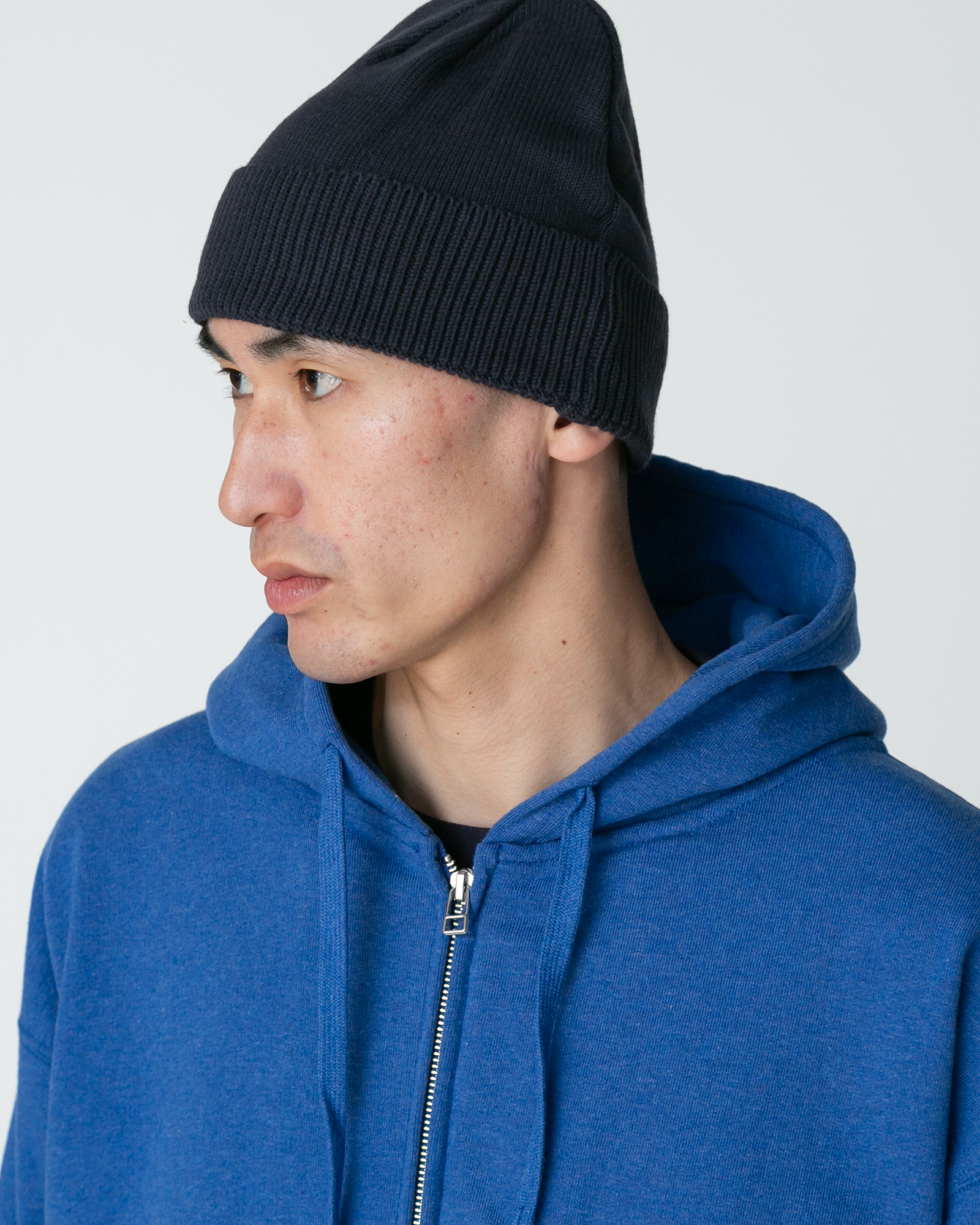 Recycled Cotton Zip-Up Hoodie