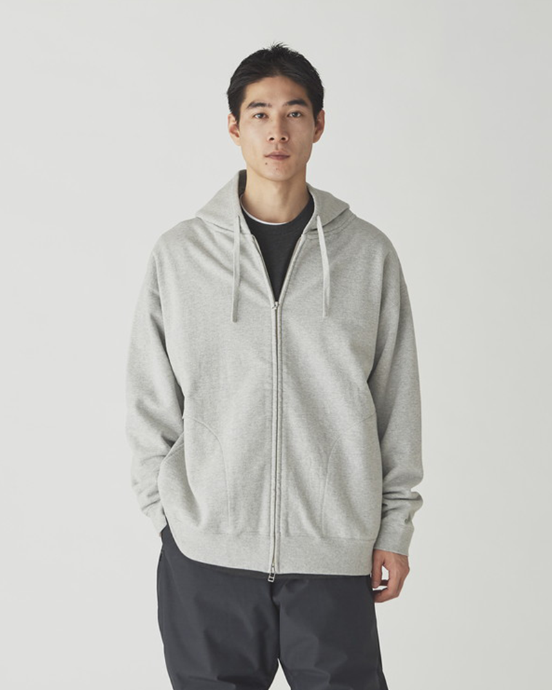 Recycled Cotton Zip-Up Hoodie