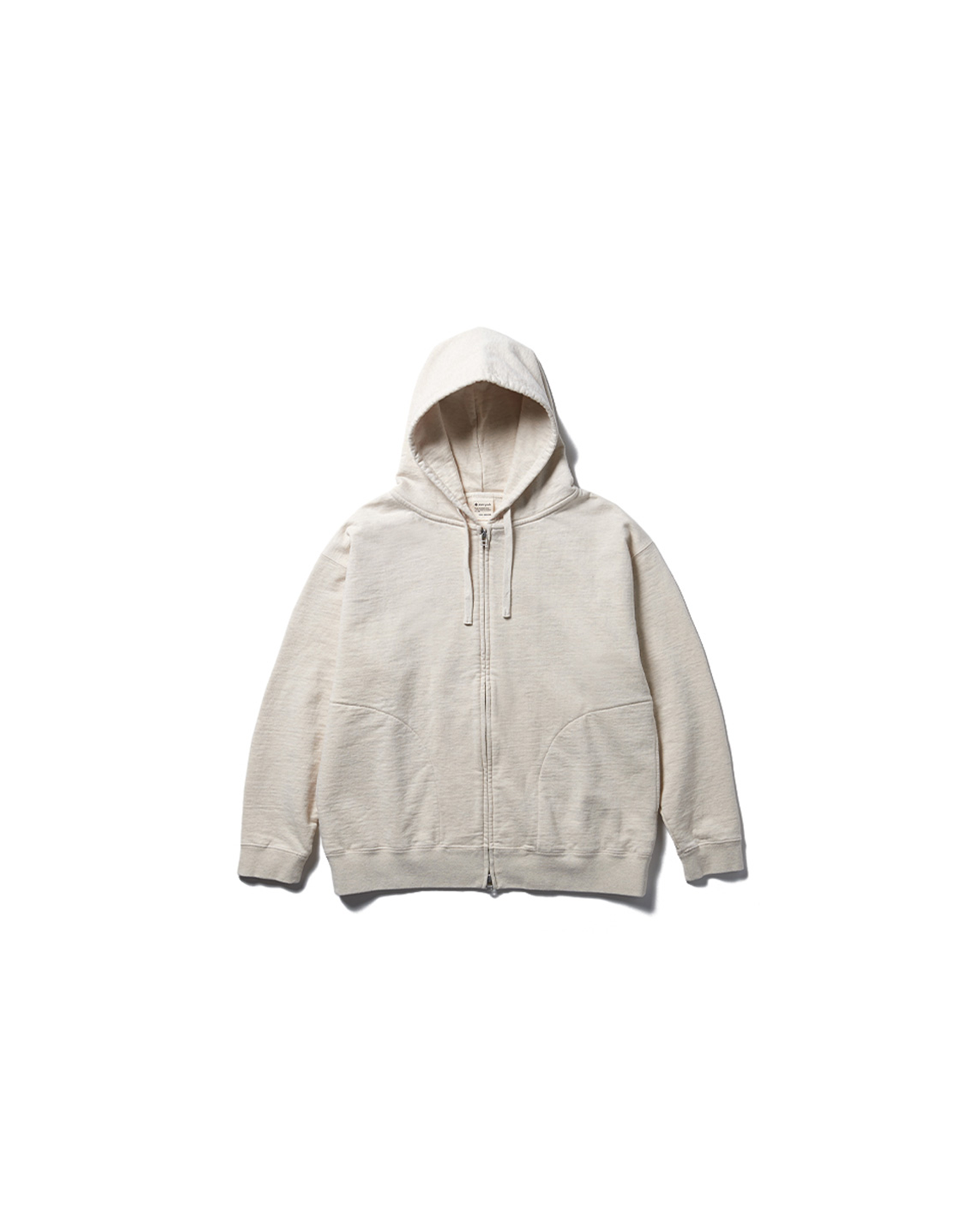 Recycled Cotton Zip-Up Hoodie