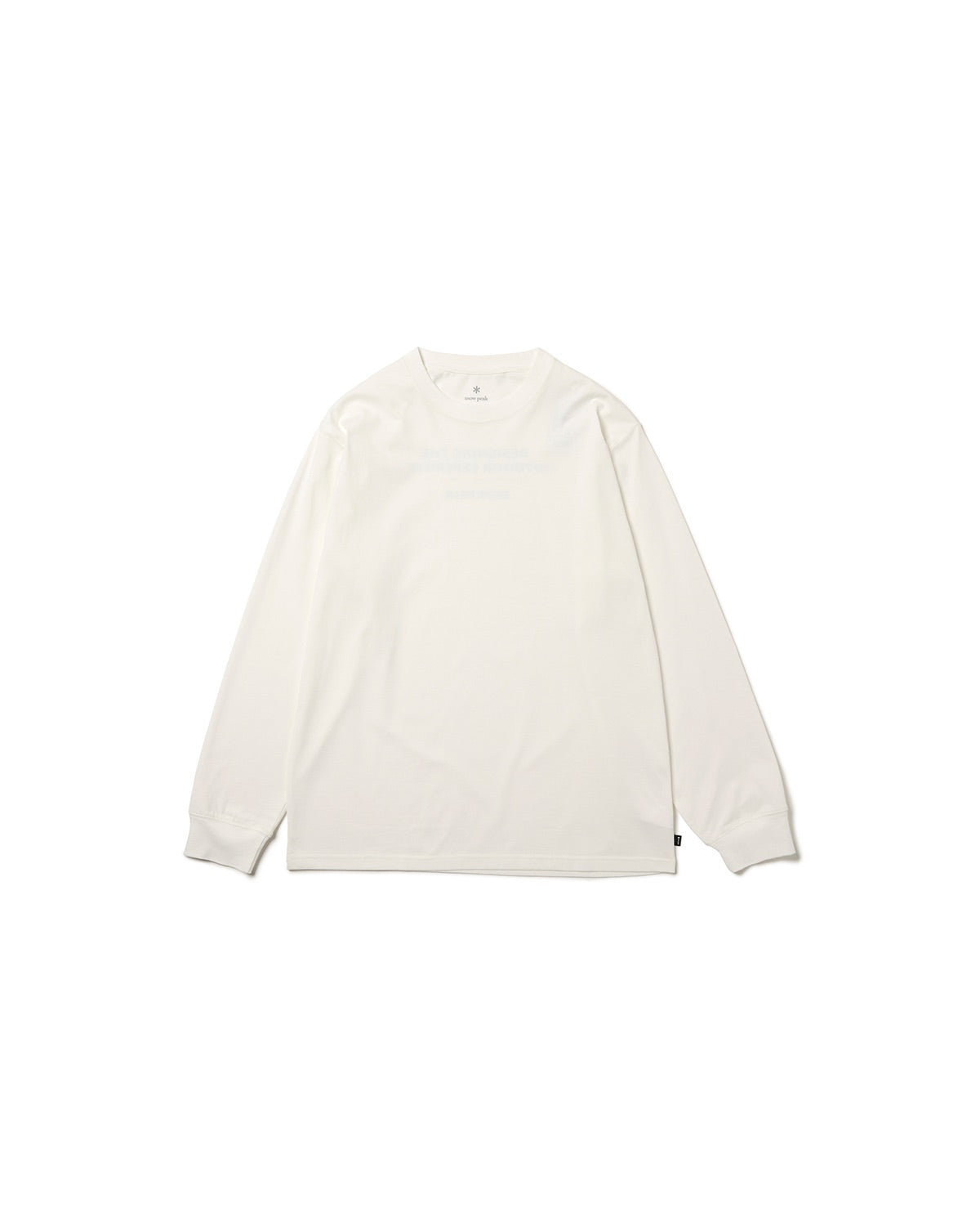Snow Peak Typography L/S T-Shirt