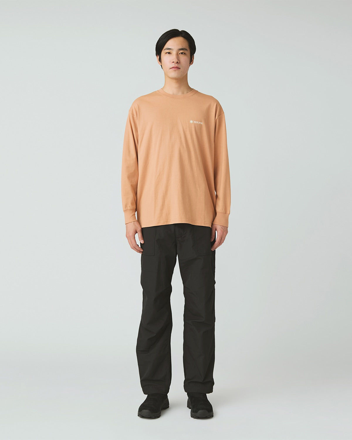 Soft Cotton Relaxed Logo L/S T-Shirt