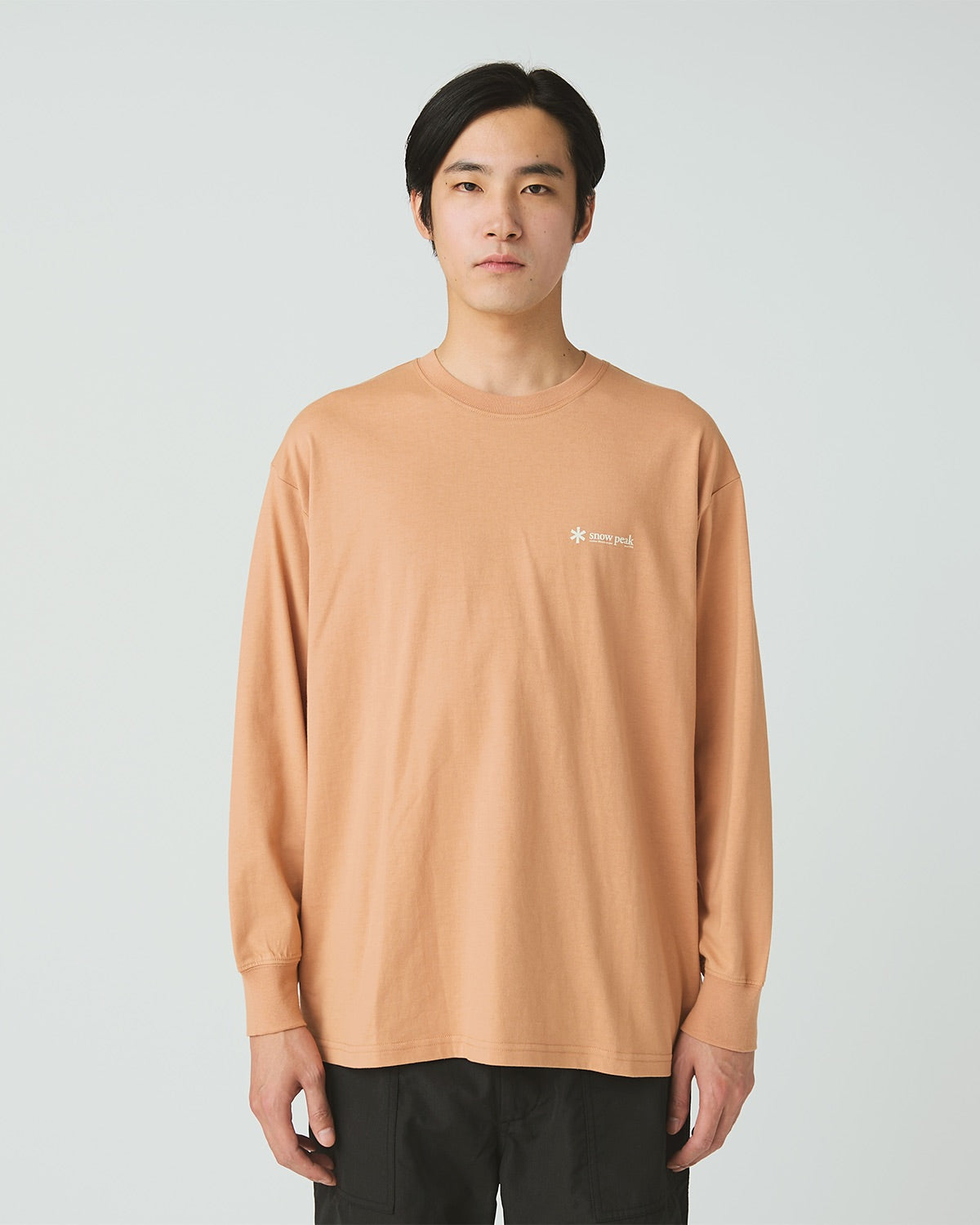 Soft Cotton Relaxed Logo L/S T-Shirt