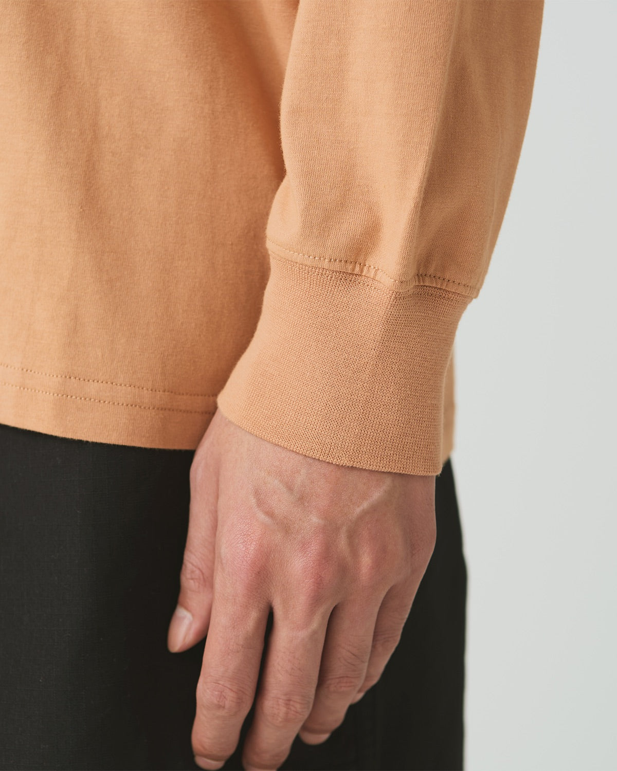 Soft Cotton Relaxed Logo L/S T-Shirt