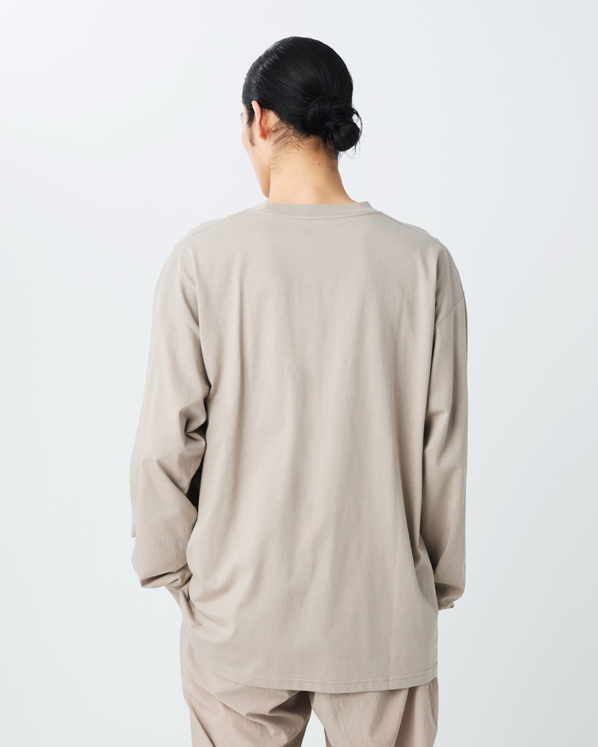 Soft Cotton Relaxed Logo L/S T-Shirt