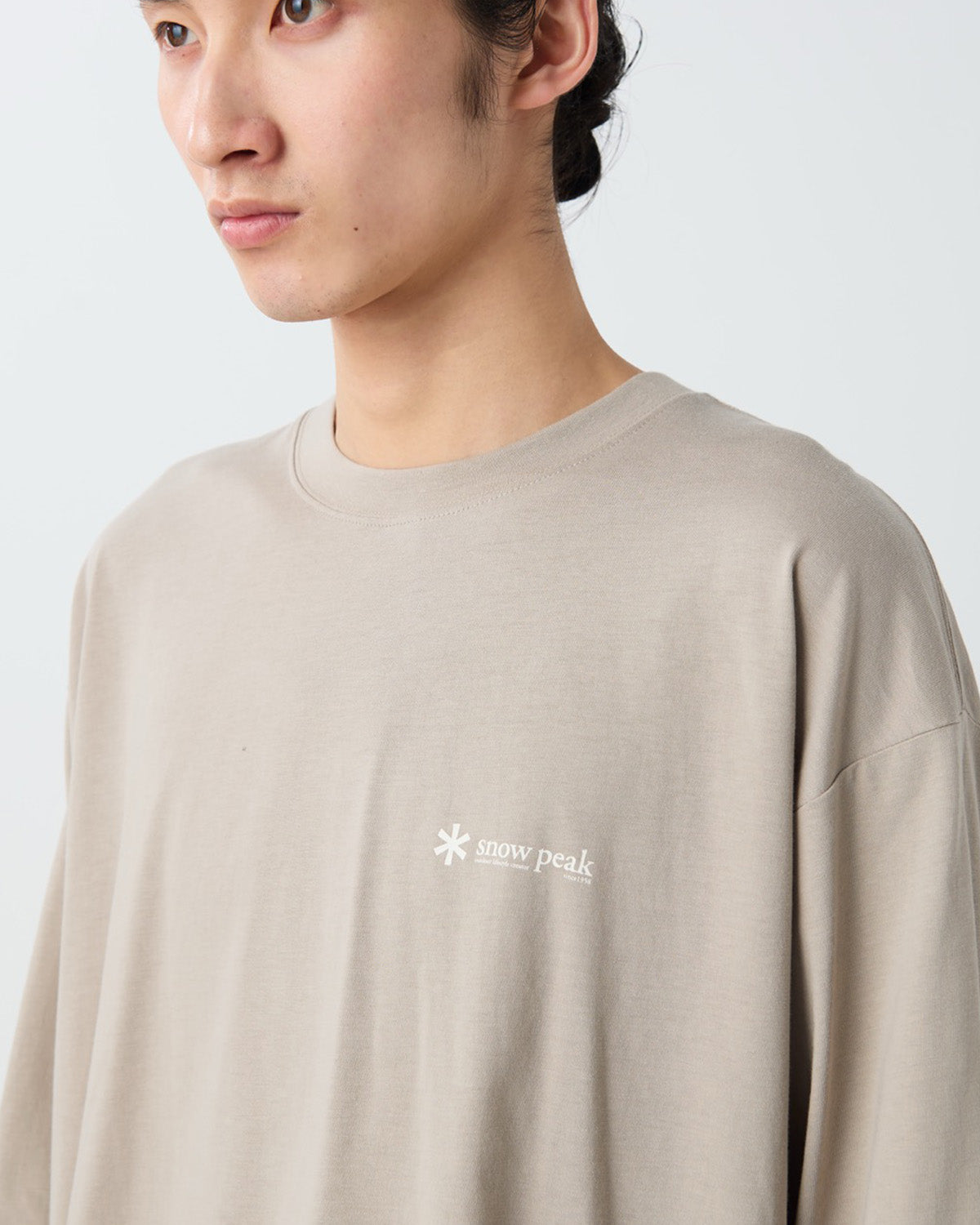 Soft Cotton Relaxed Logo L/S T-Shirt