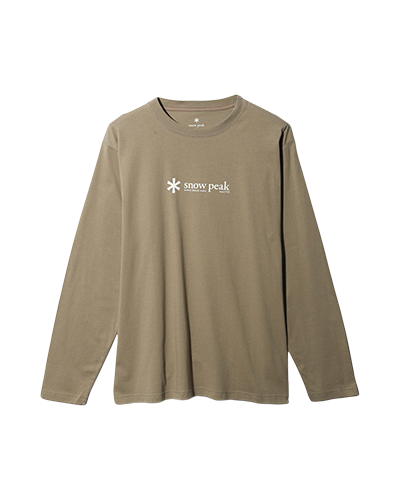 Soft Cotton Logo Long Sleeve T-Shirt Snow Peak - Main Image