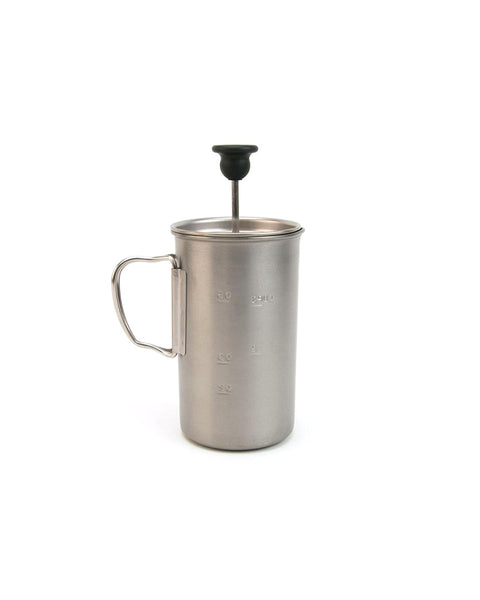 Sur La Table Double-Wall Stainless Steel French Press, 8 Cup