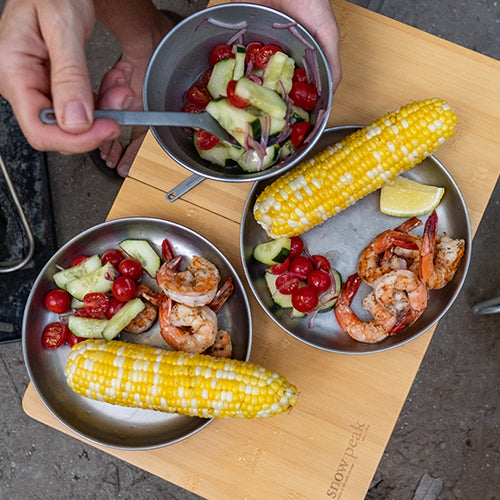 Grilled Shrimp and Summer Vegetables