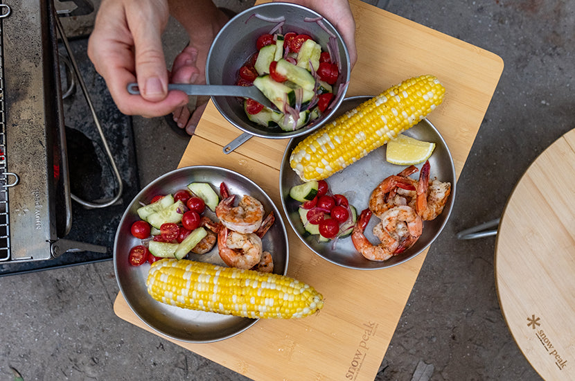 Grilled Shrimp and Summer Vegetables