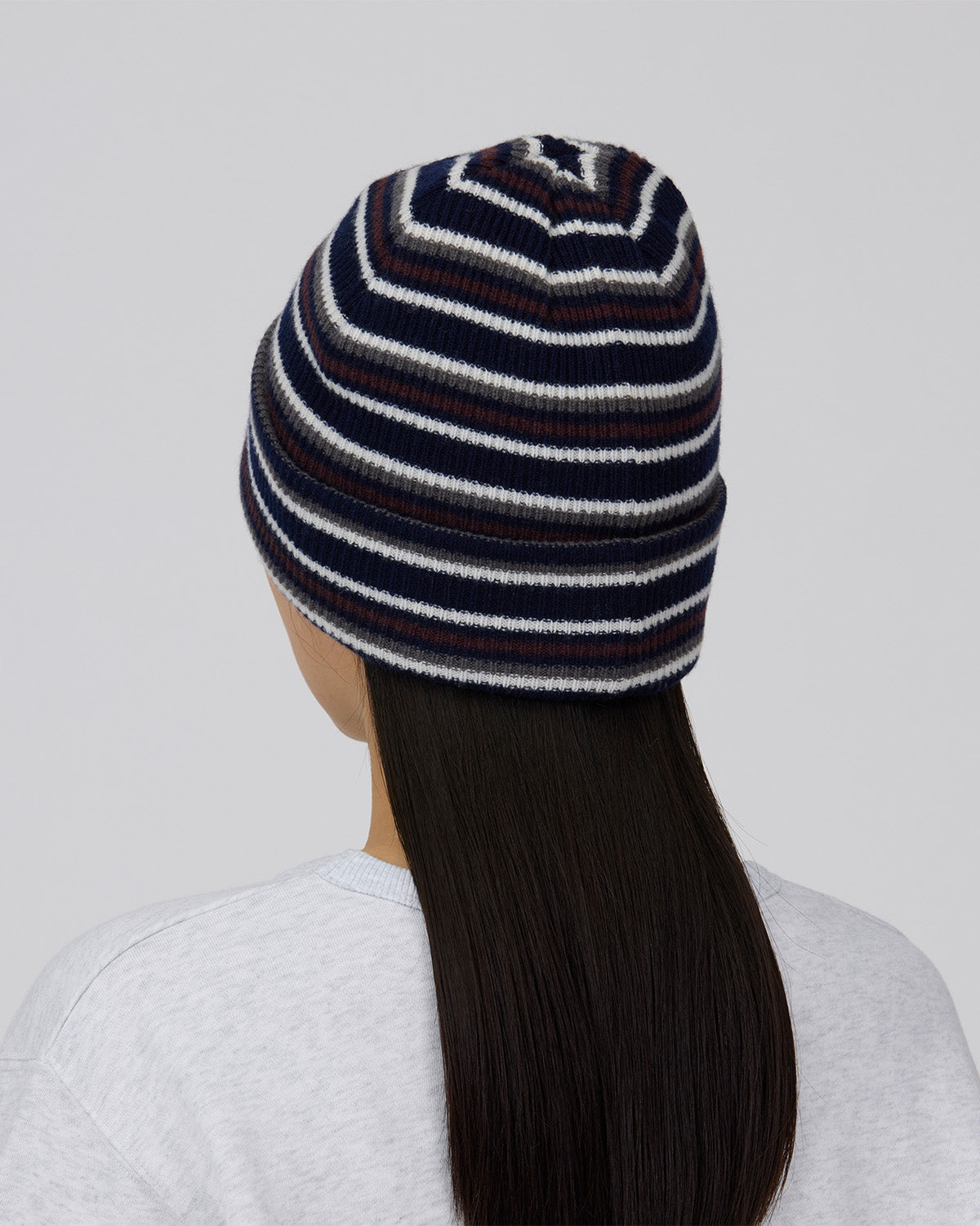 Multi Stripe Knit Cap