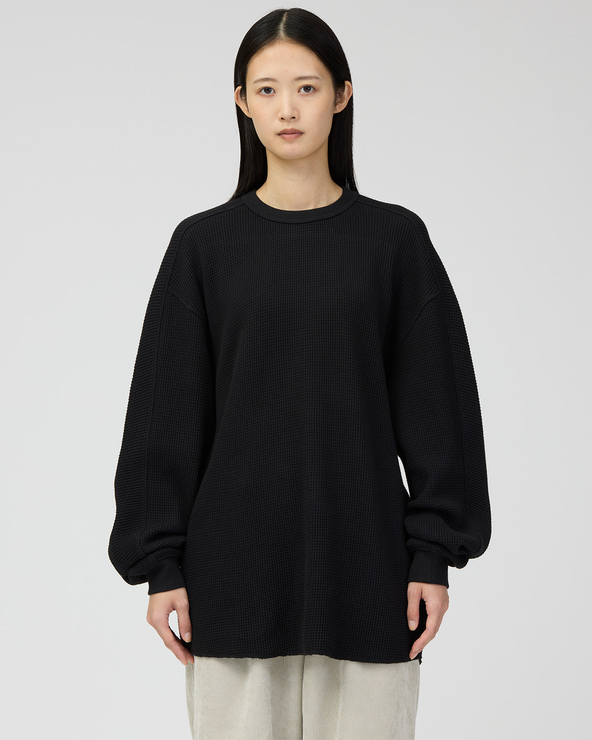 Heavyweight Waffle Pullover