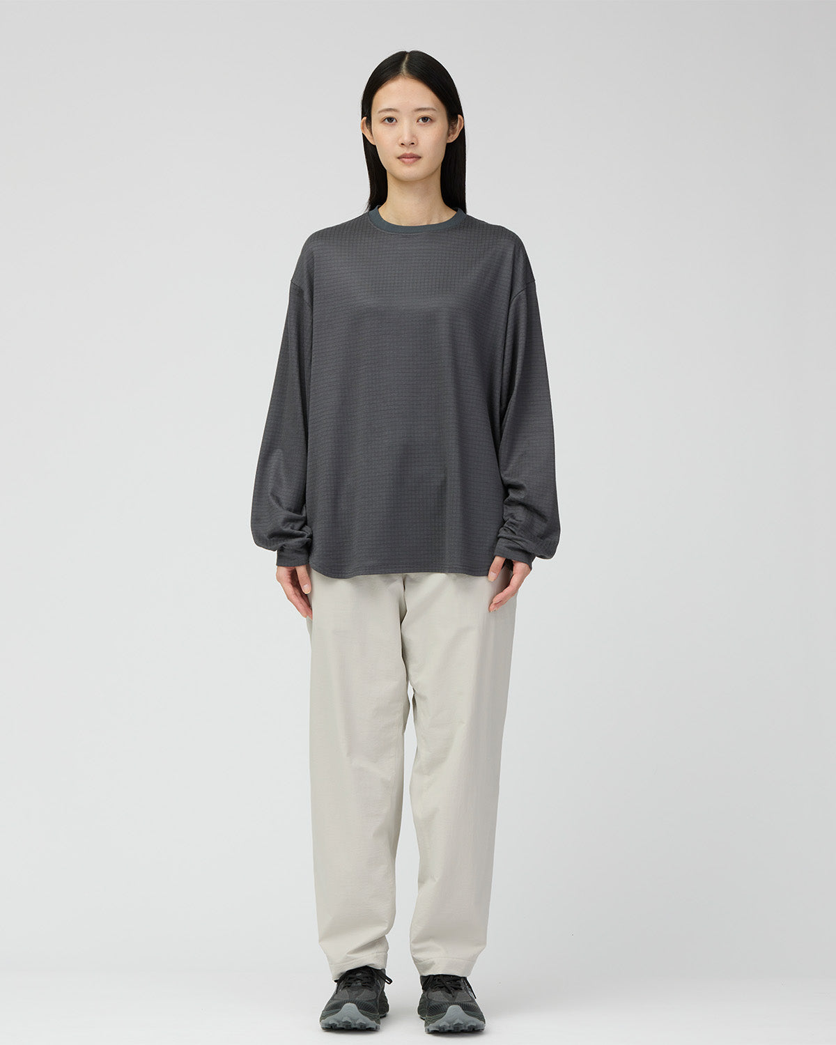 Fusion Grid L/S Pullover