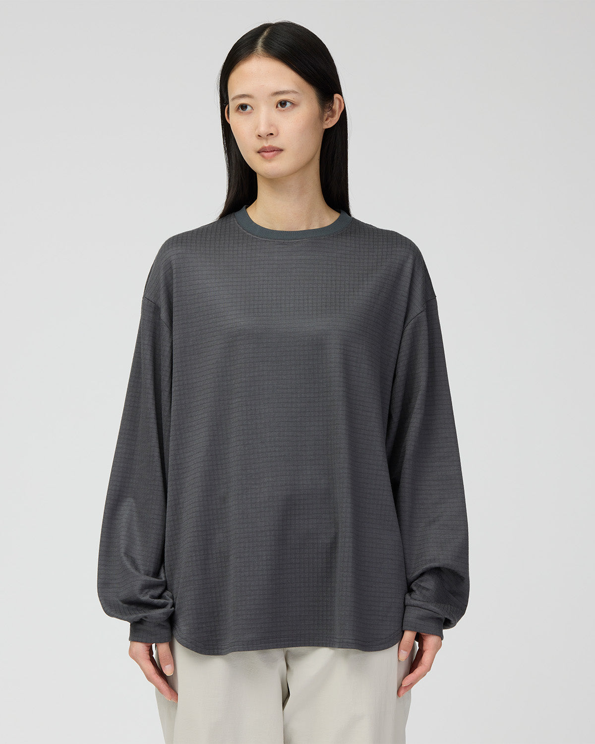 Fusion Grid L/S Pullover