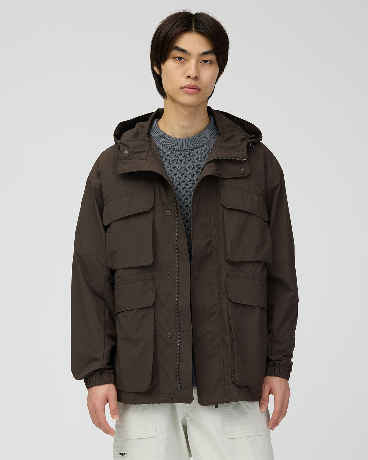 Nylon Double Rip Jacket