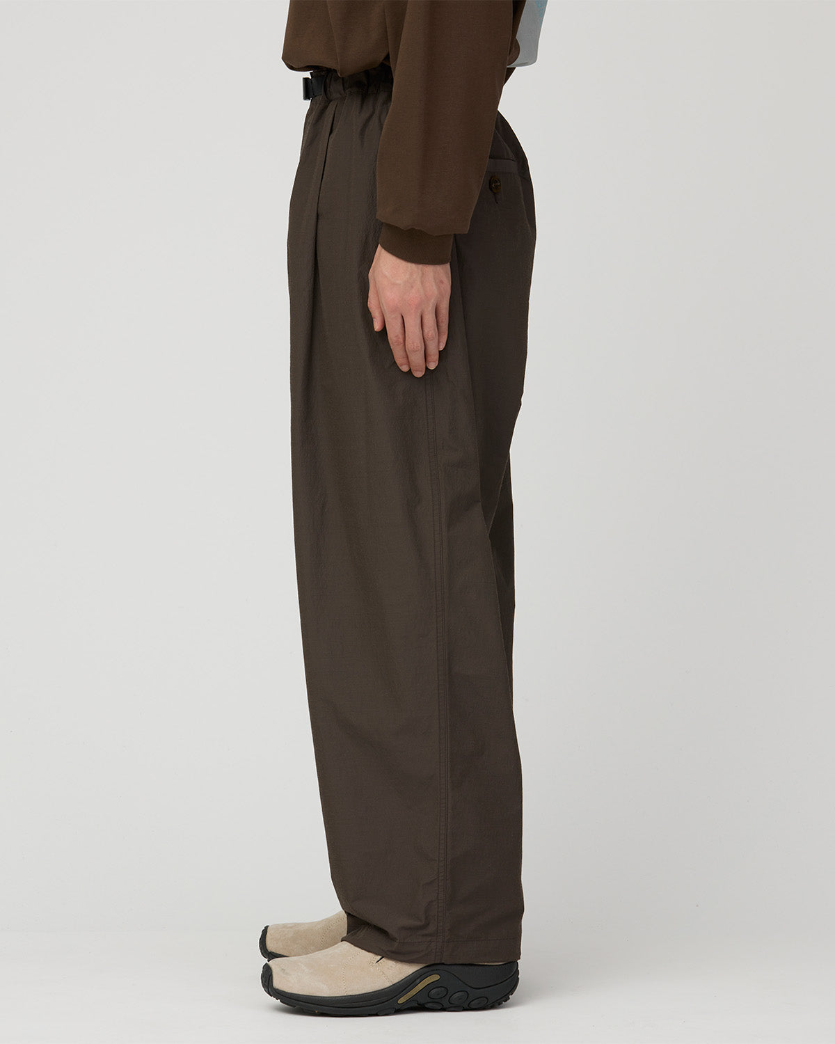 Wool Nylon Taffeta Trousers