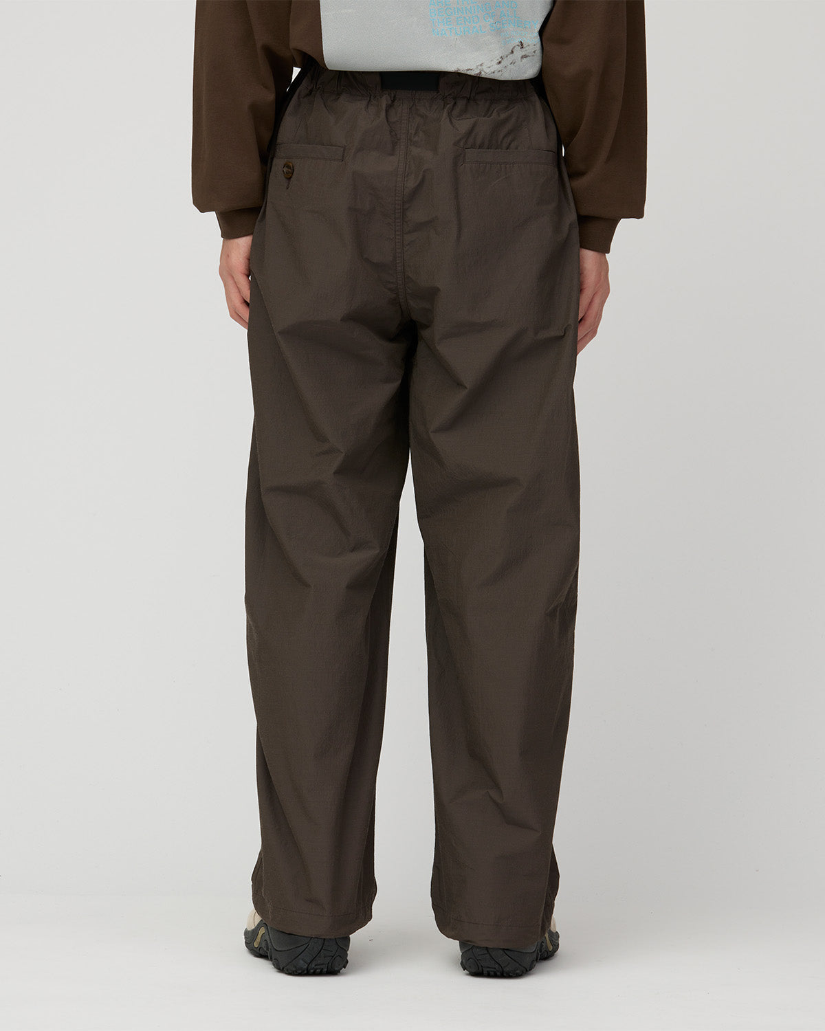 Wool Nylon Taffeta Trousers