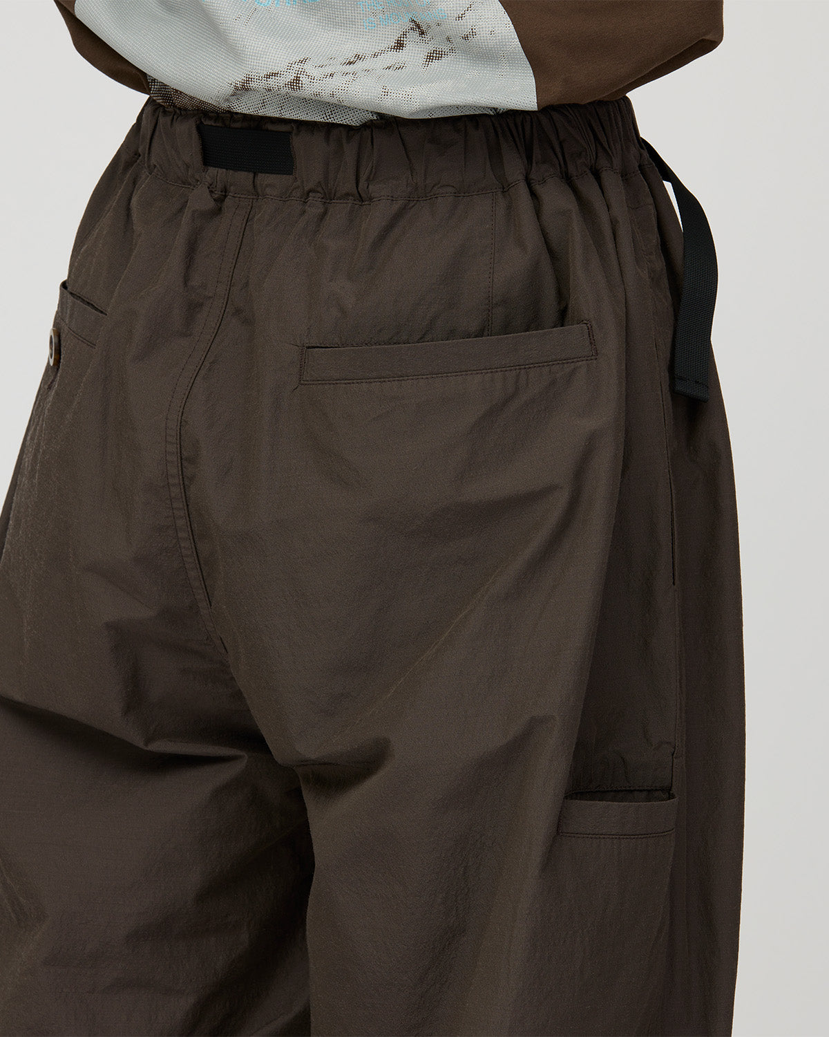 Wool Nylon Taffeta Trousers