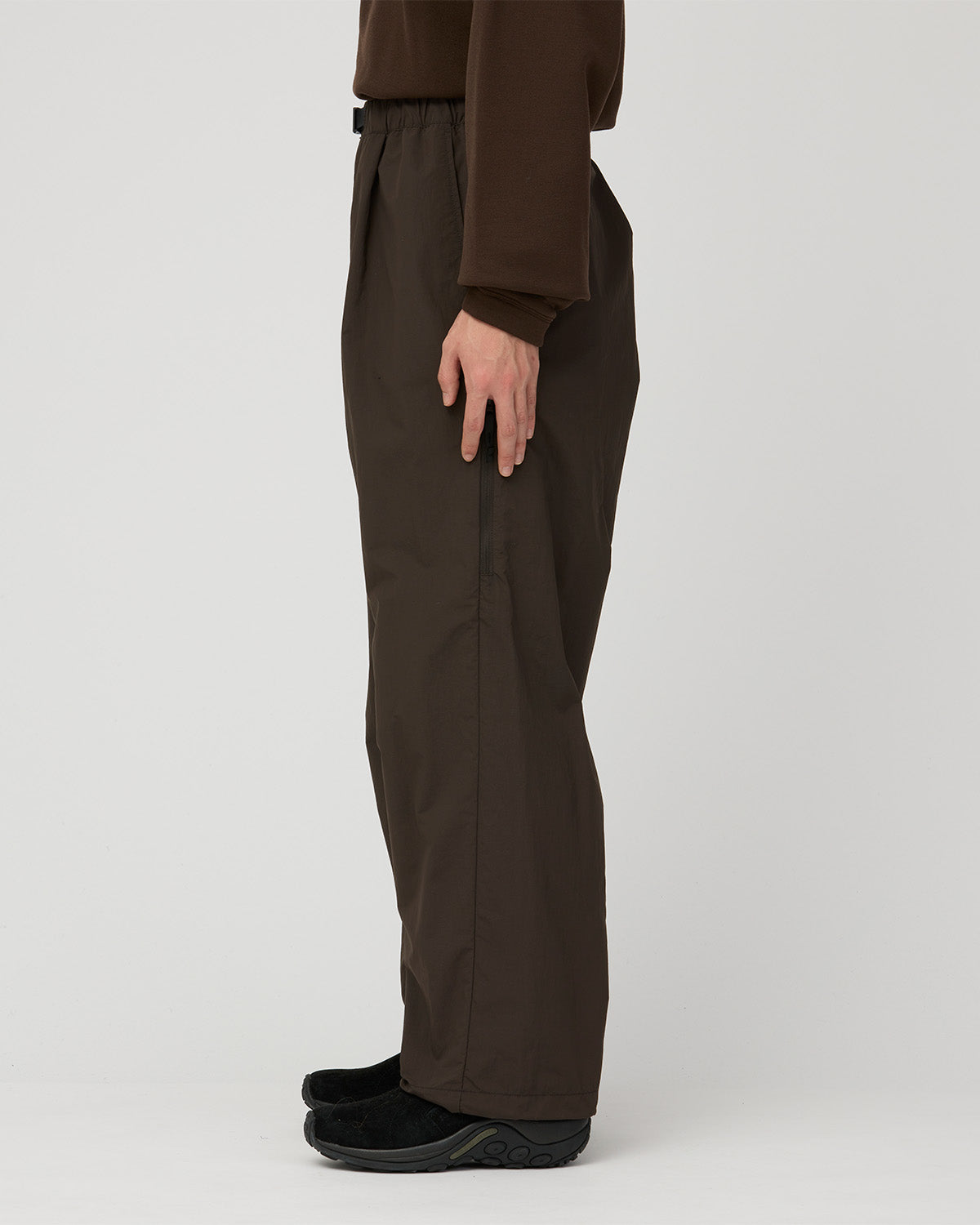 Nylon Double Rip Pants