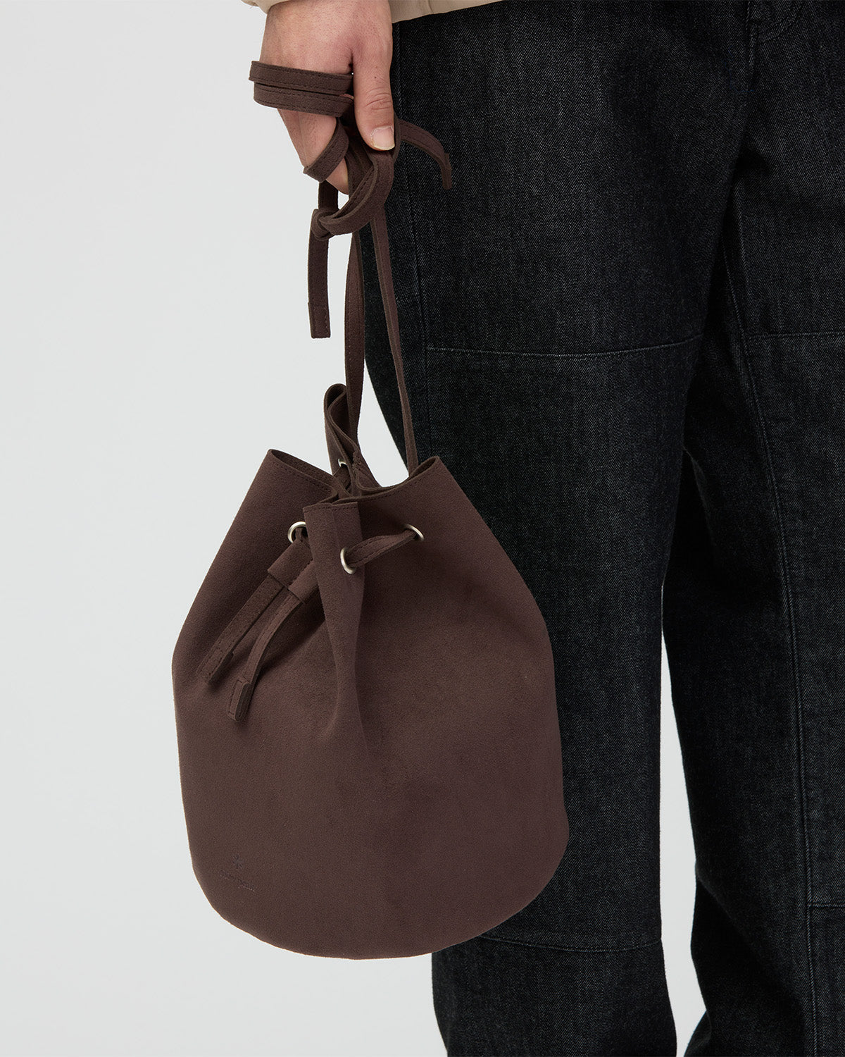 Ultra Suede Drawstring Bag