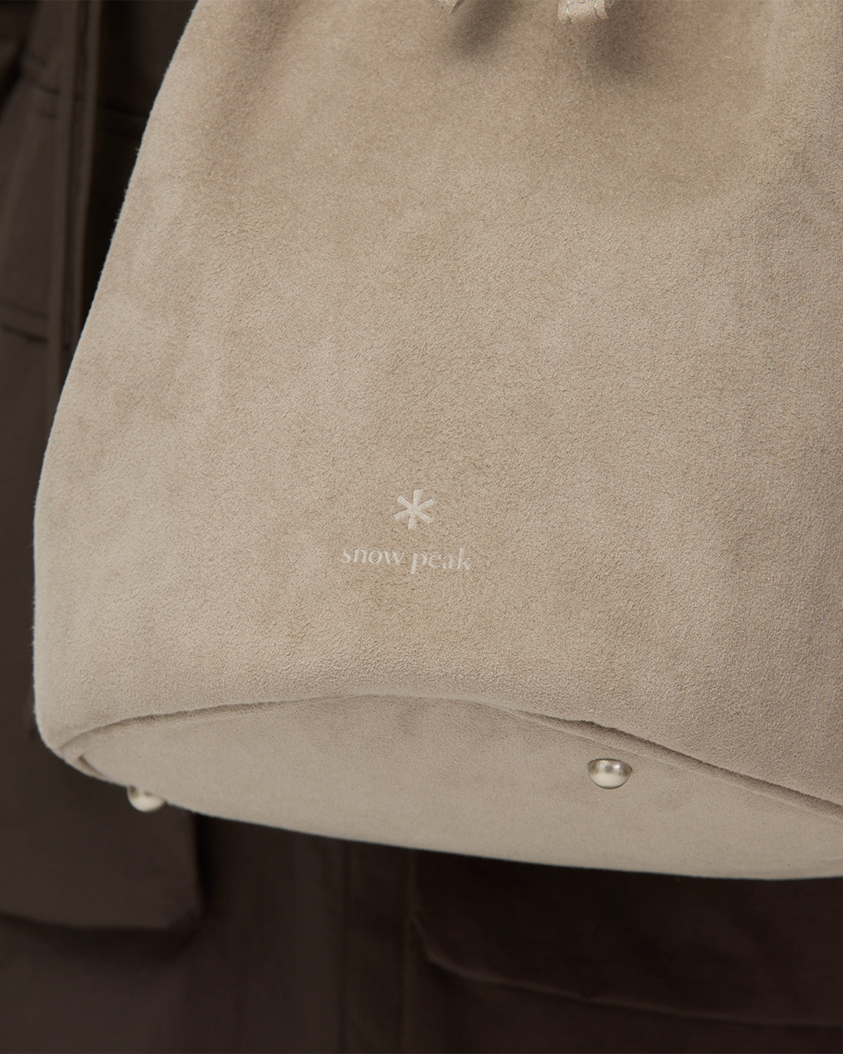 Ultra Suede Drawstring Bag