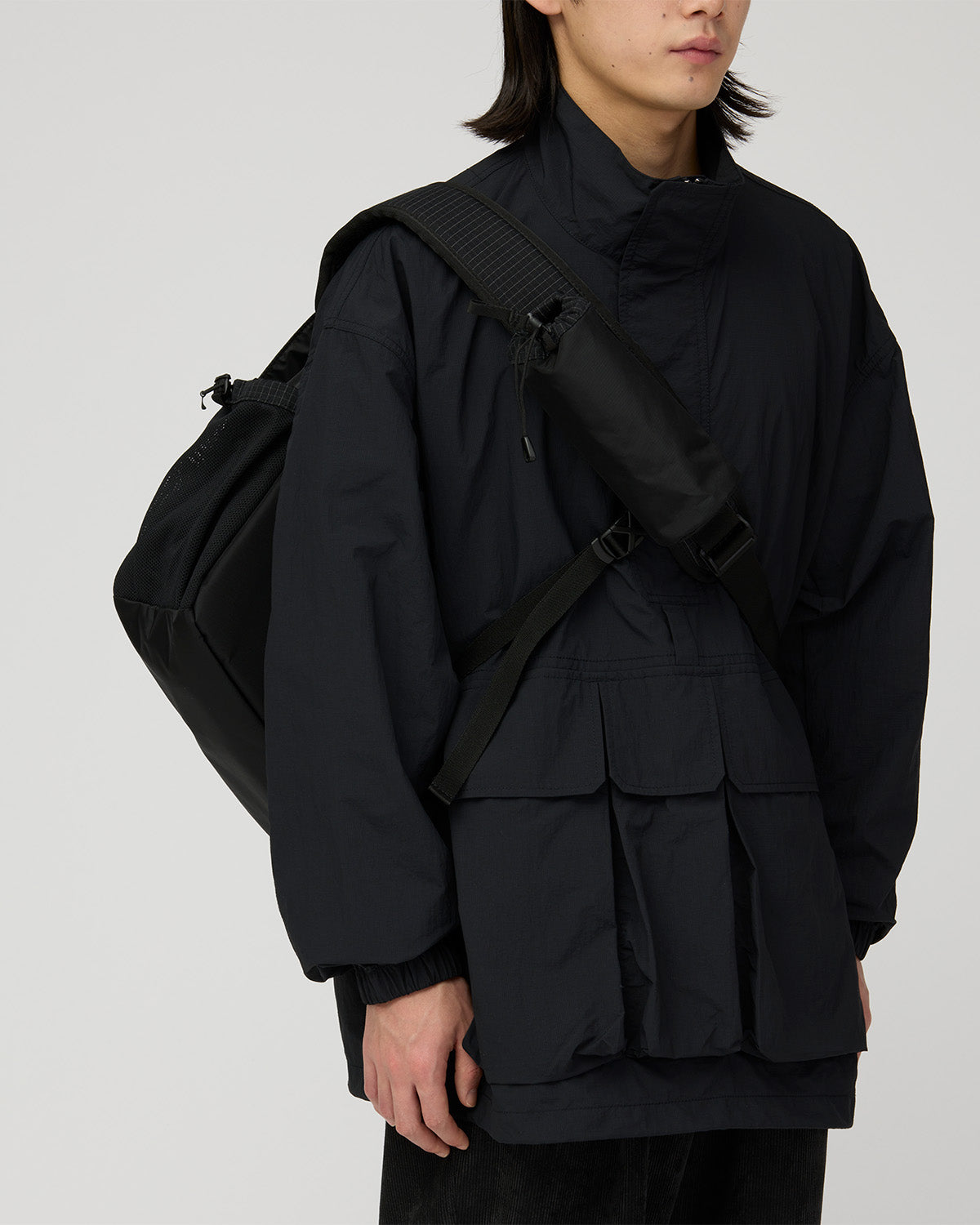 Grid Messenger Bag