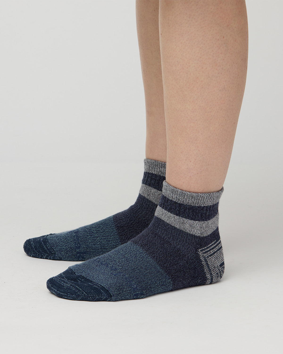 Wool Blend Multi Color Ankle Socks