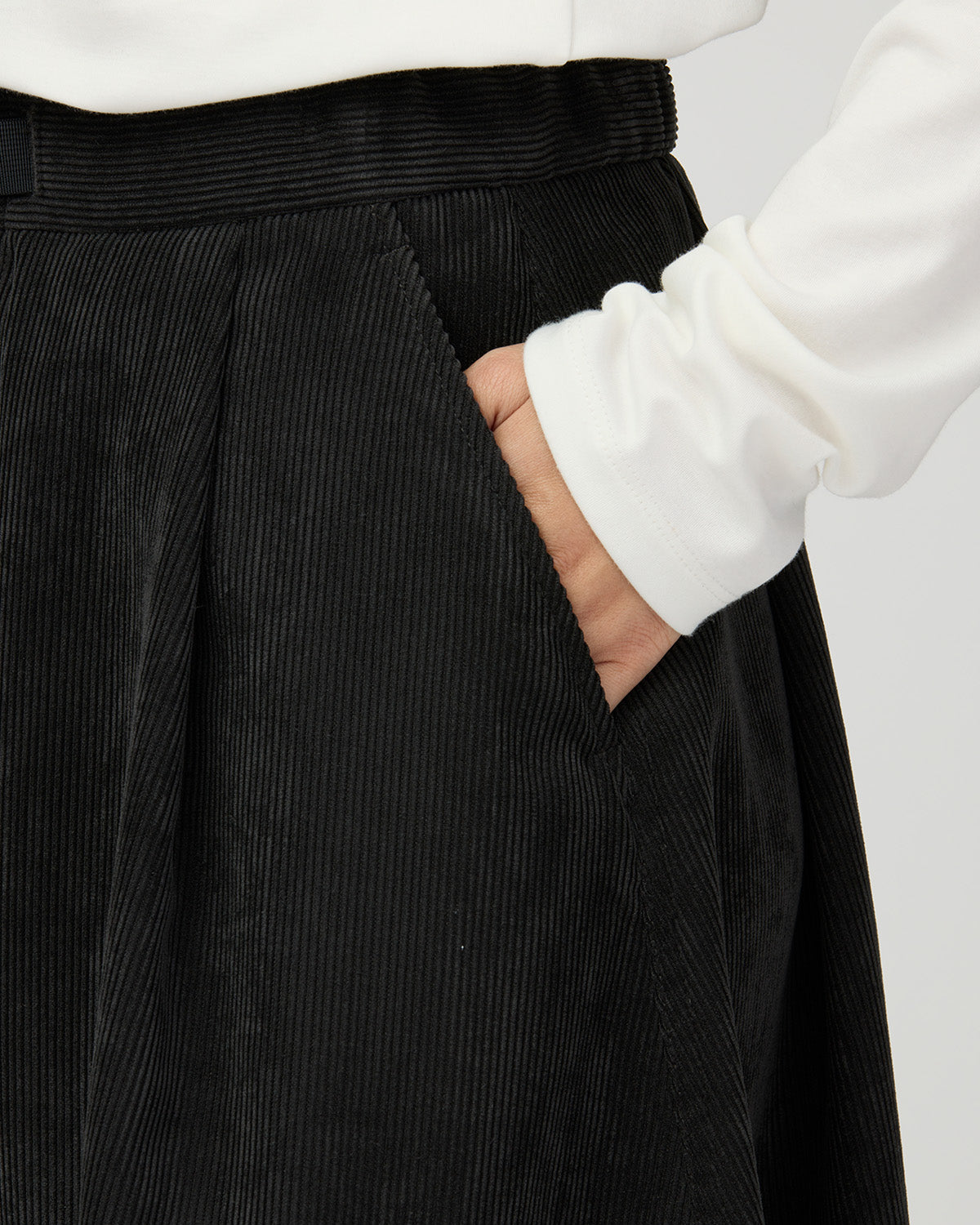 Technical Corduroy Skirt